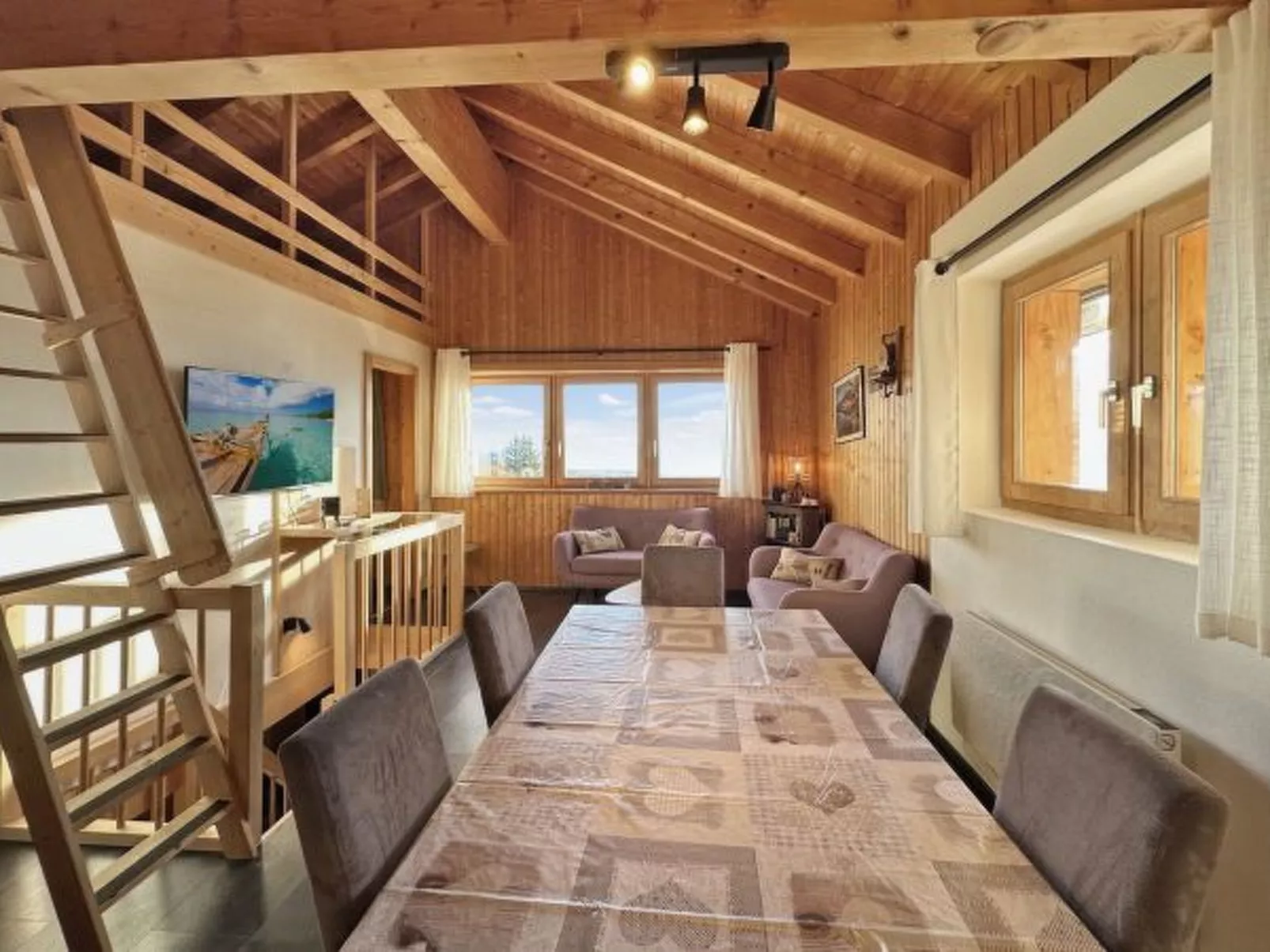 Tiny House facing the Alps - Ski in and out - Binnen