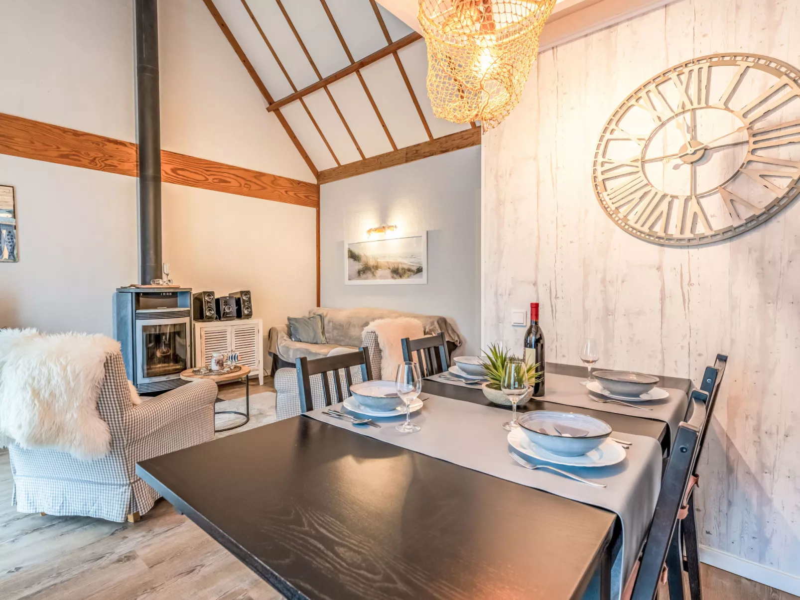 Strandhuis with parking - Binnen