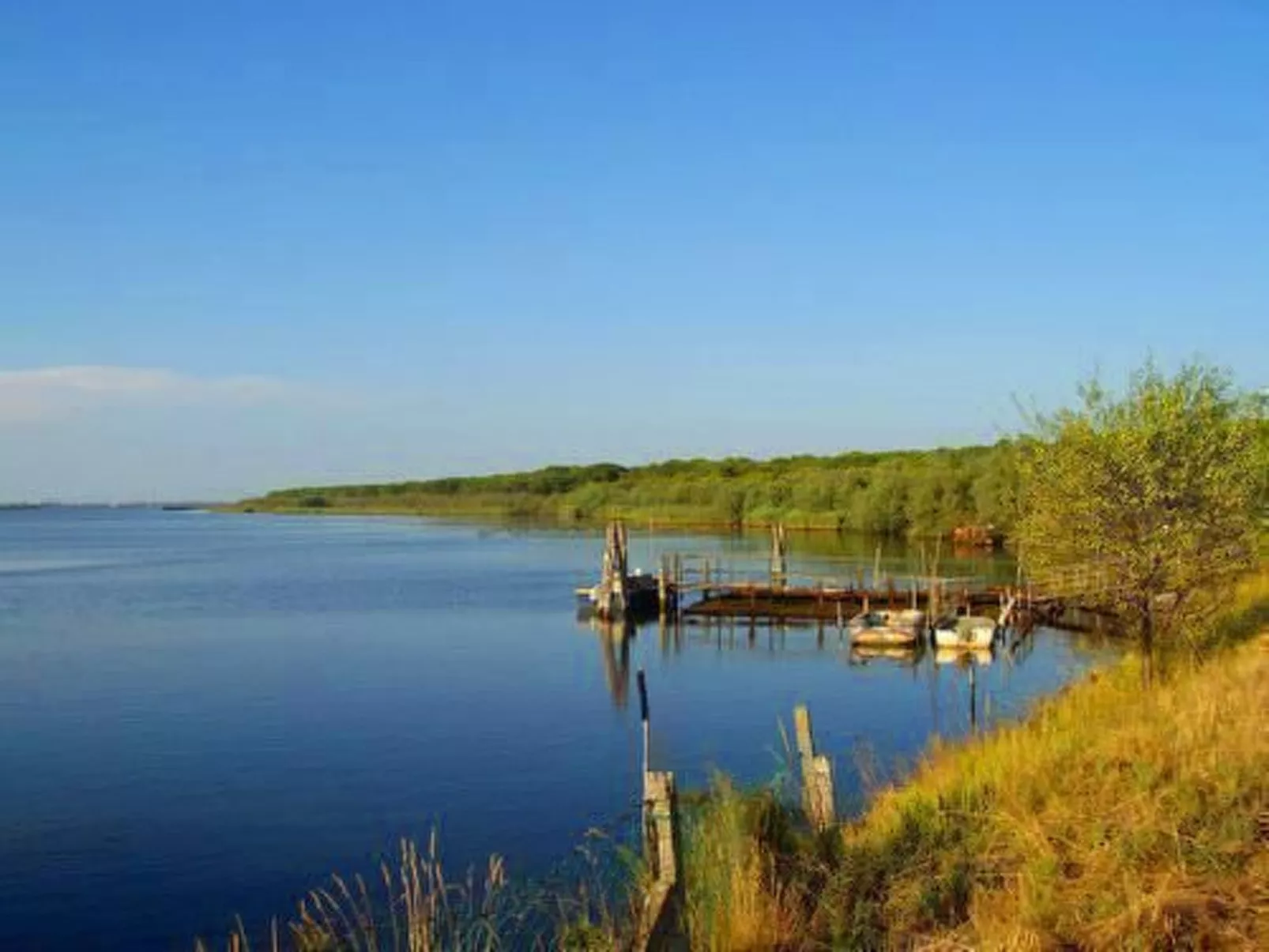 Eckhaus in Lido Di Volano, großer Innenhof, Grillplatz - Image-tags.info