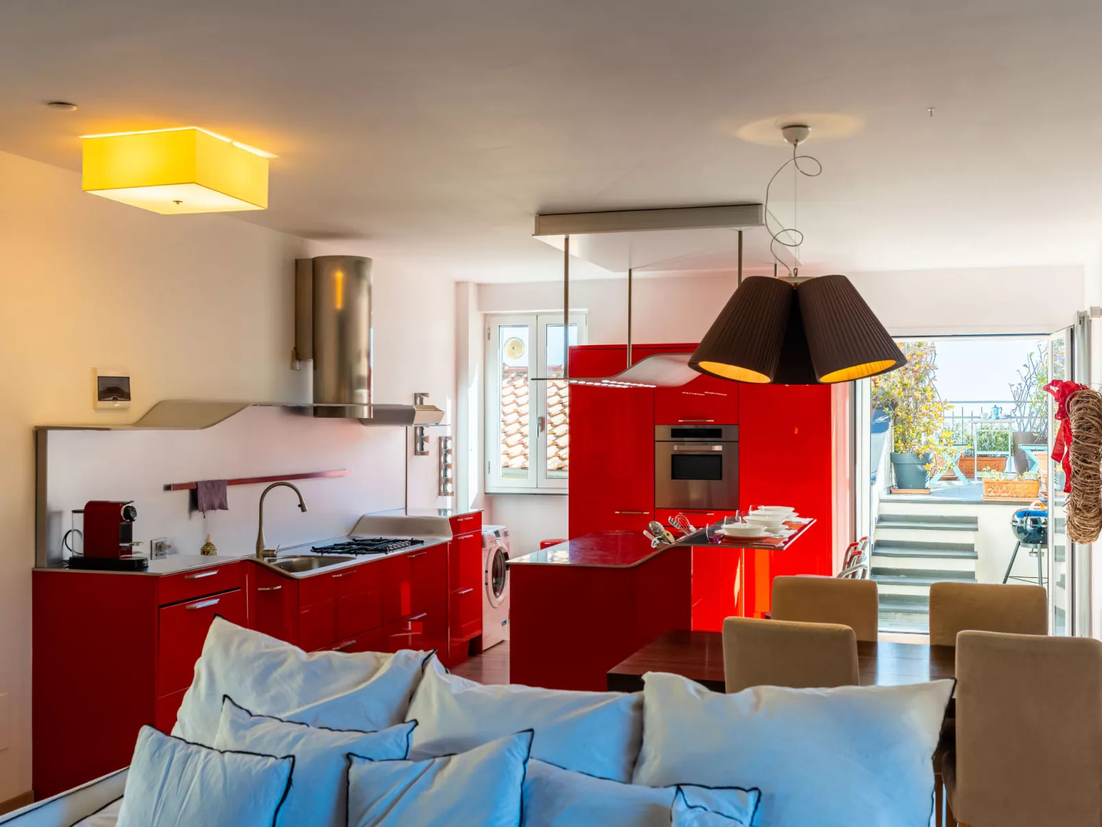 Terrazza con glicine - Binnen