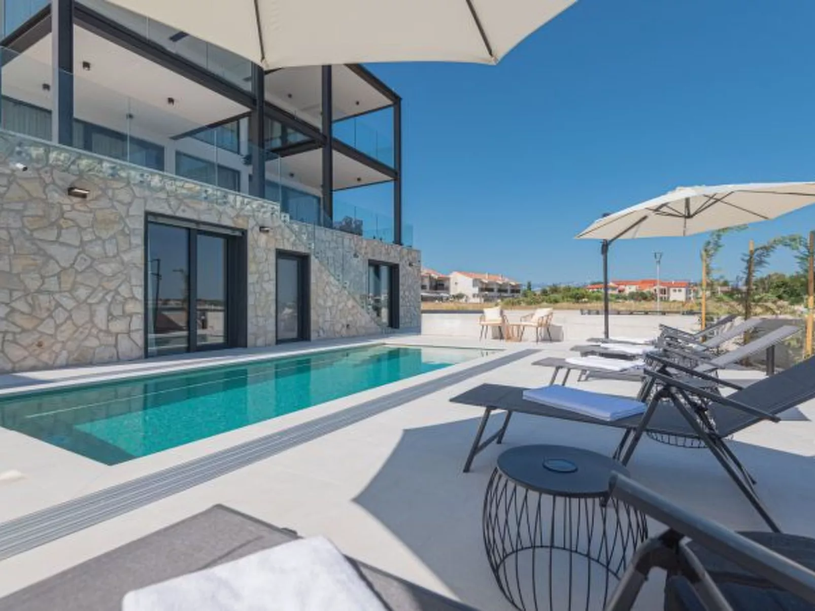 Seafront Villa Serena with pool and seaview - Image-tags.info