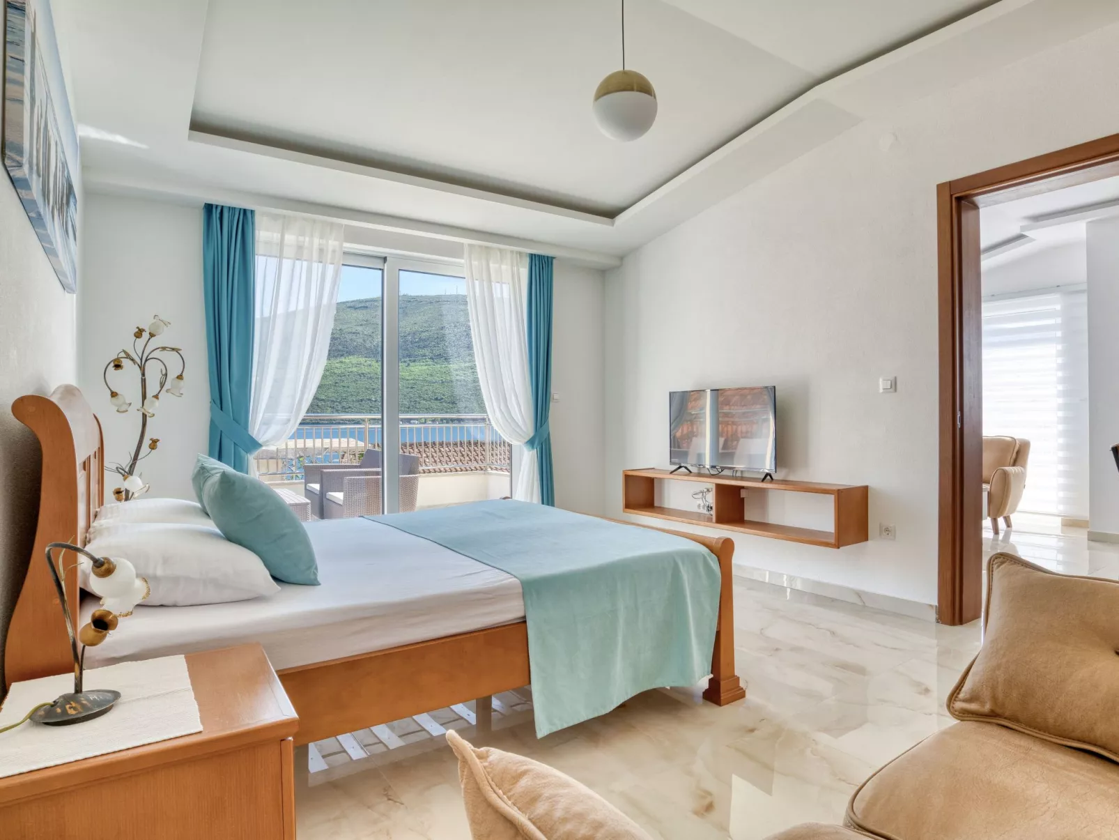 Ljubica Superior 3-Zimmer-Apartment mit Meerblick - Binnen