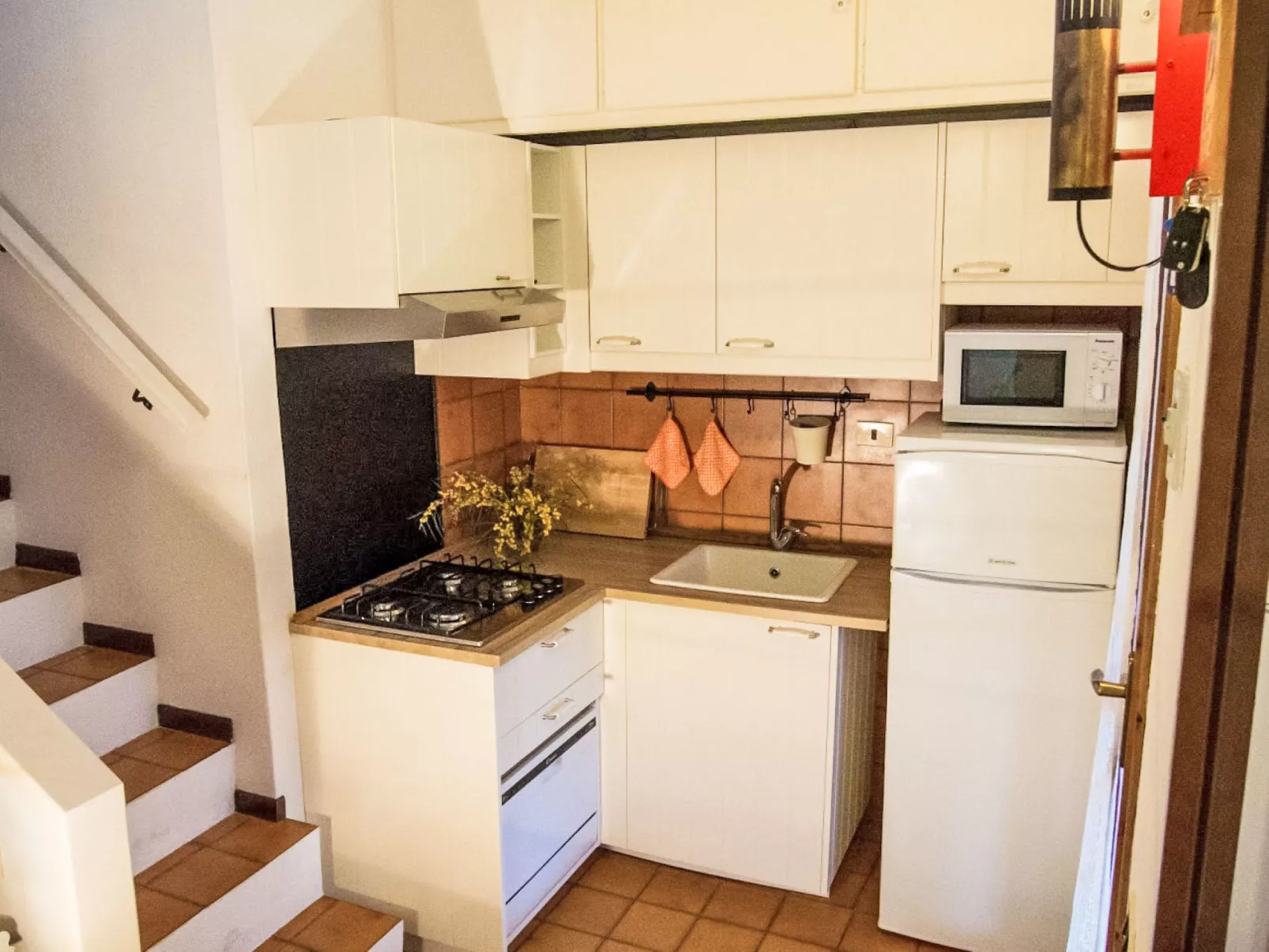 Casetta nel blu - Binnen