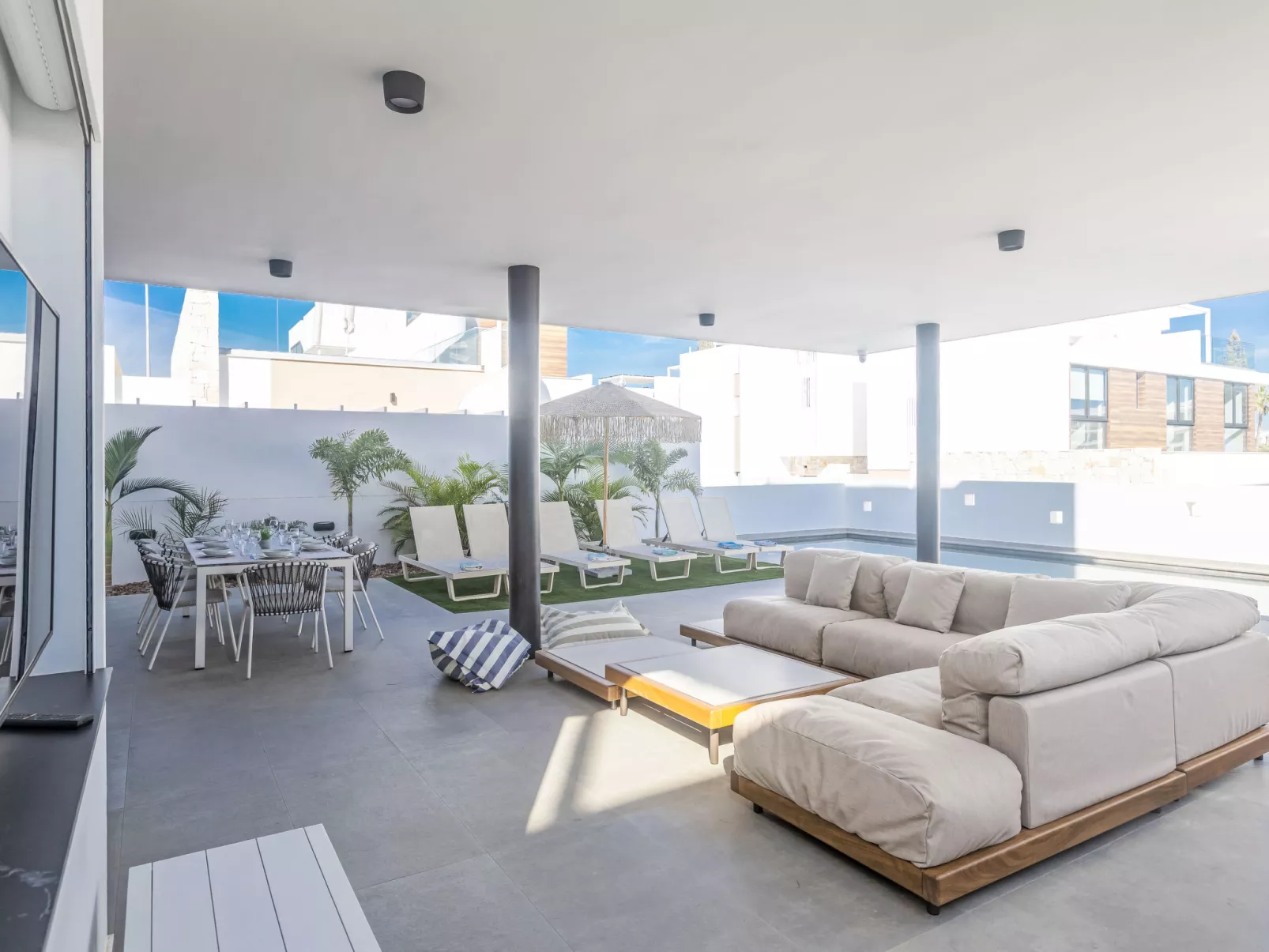 Protaras Aqua Pearl Villa AQ18 mit Poolheizung - Buiten