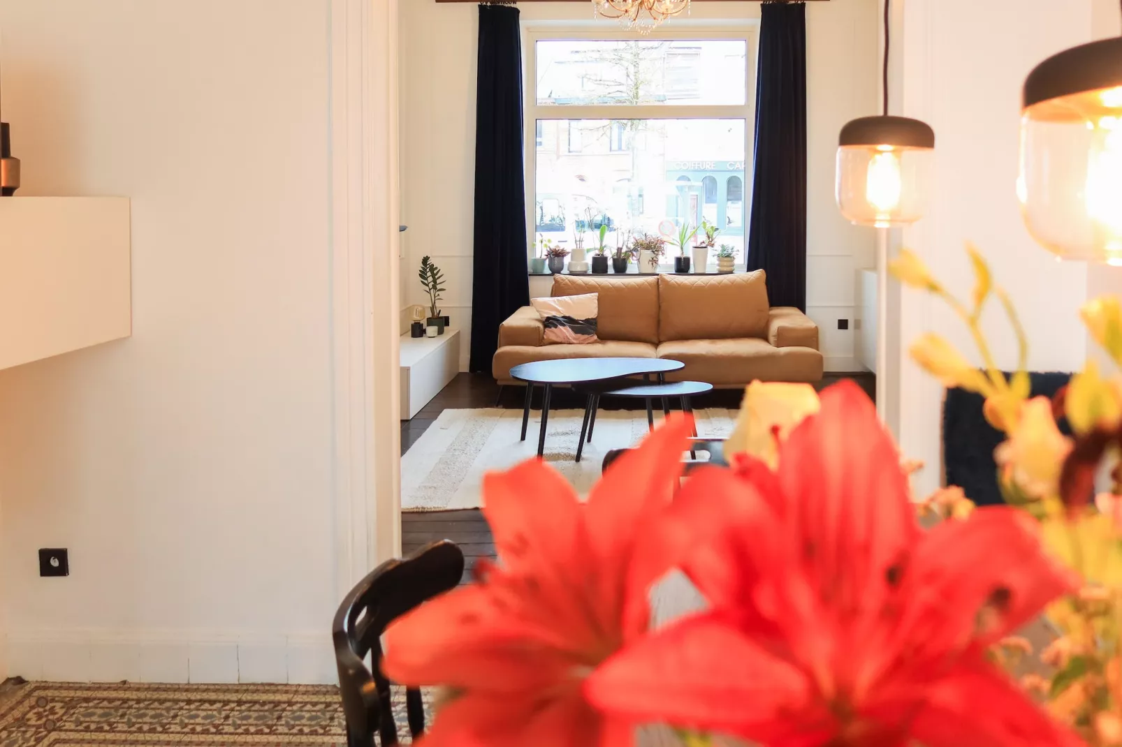 Cosy Courtyard House Hasselt - Woonkamer