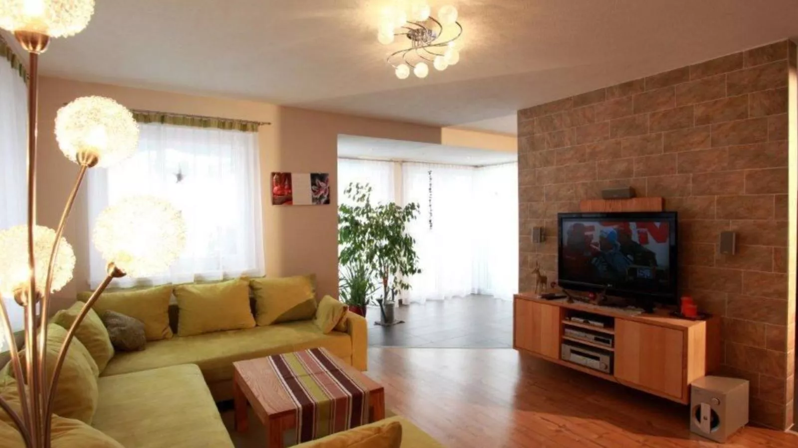 Ferienhaus Gartentraum-Woonkamer