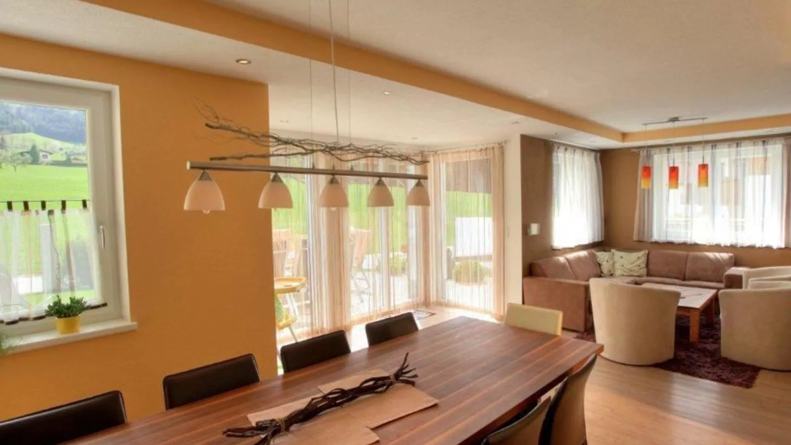 Ferienhaus Gartentraum-Woonkamer