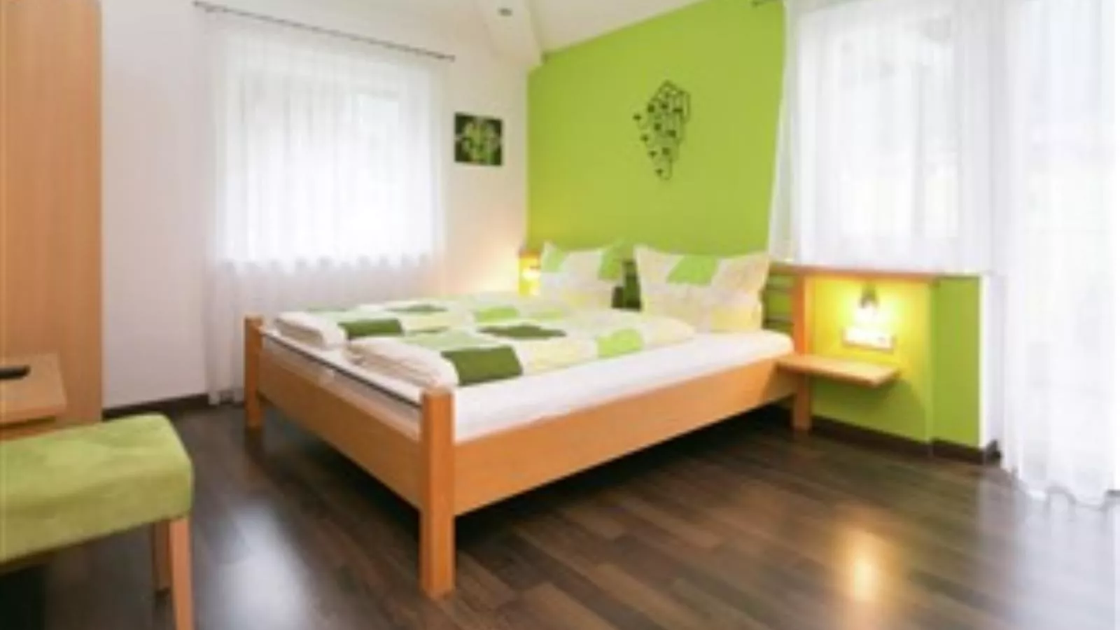 Ferienhaus Gartentraum-Slaapkamer