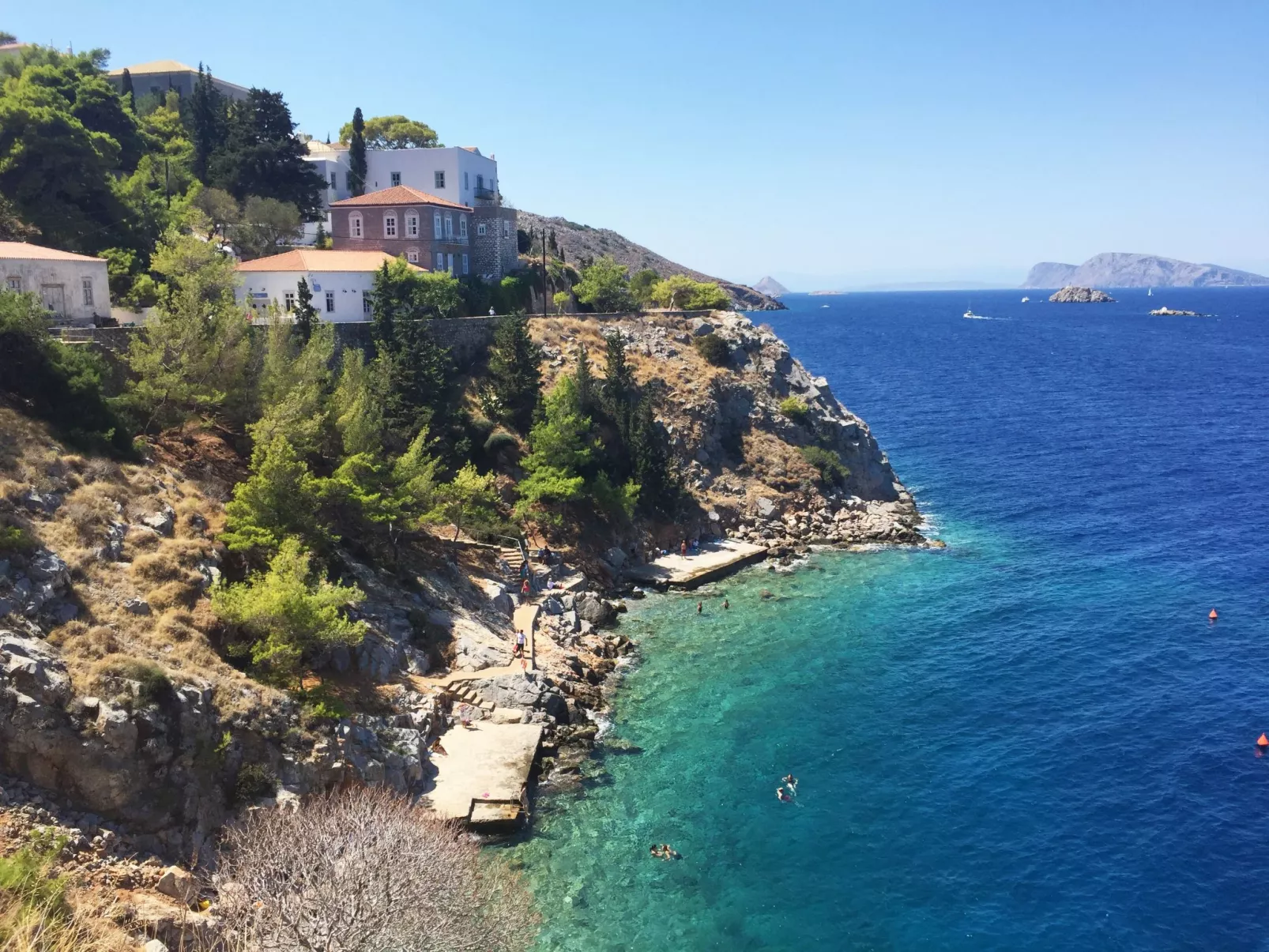 Tolles Ferienhaus in Ermioni mit Garten, Terrasse und gemeinschaftlichem Pool - Buiten