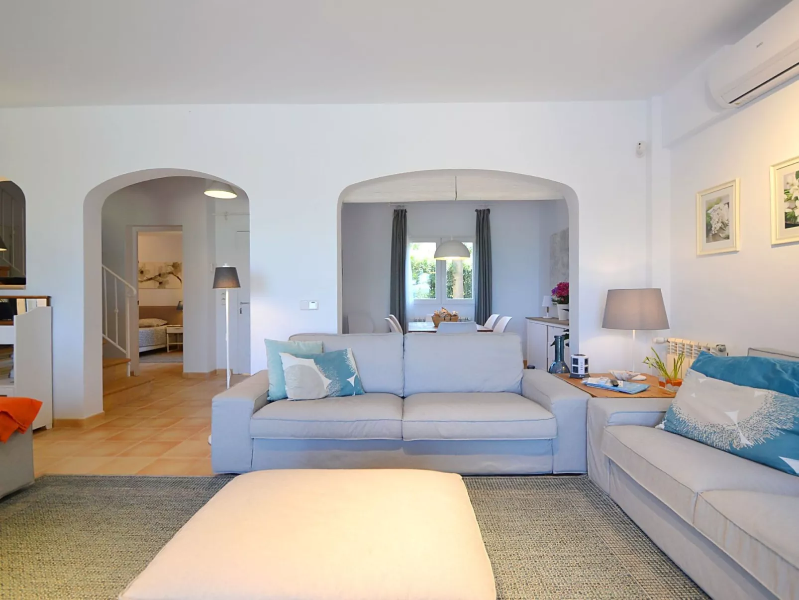 Gemütliches Ferienhaus in Urbanització S'estanyol mit Privatem Pool - Binnen