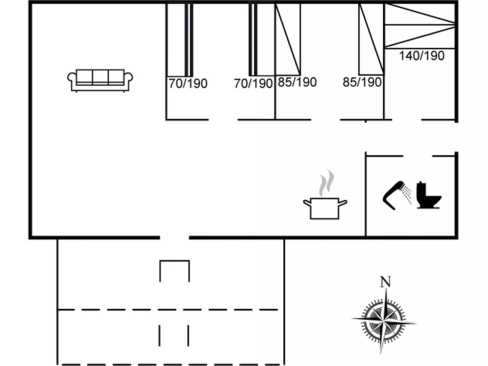 "Toti" - 500m from the sea - Binnen