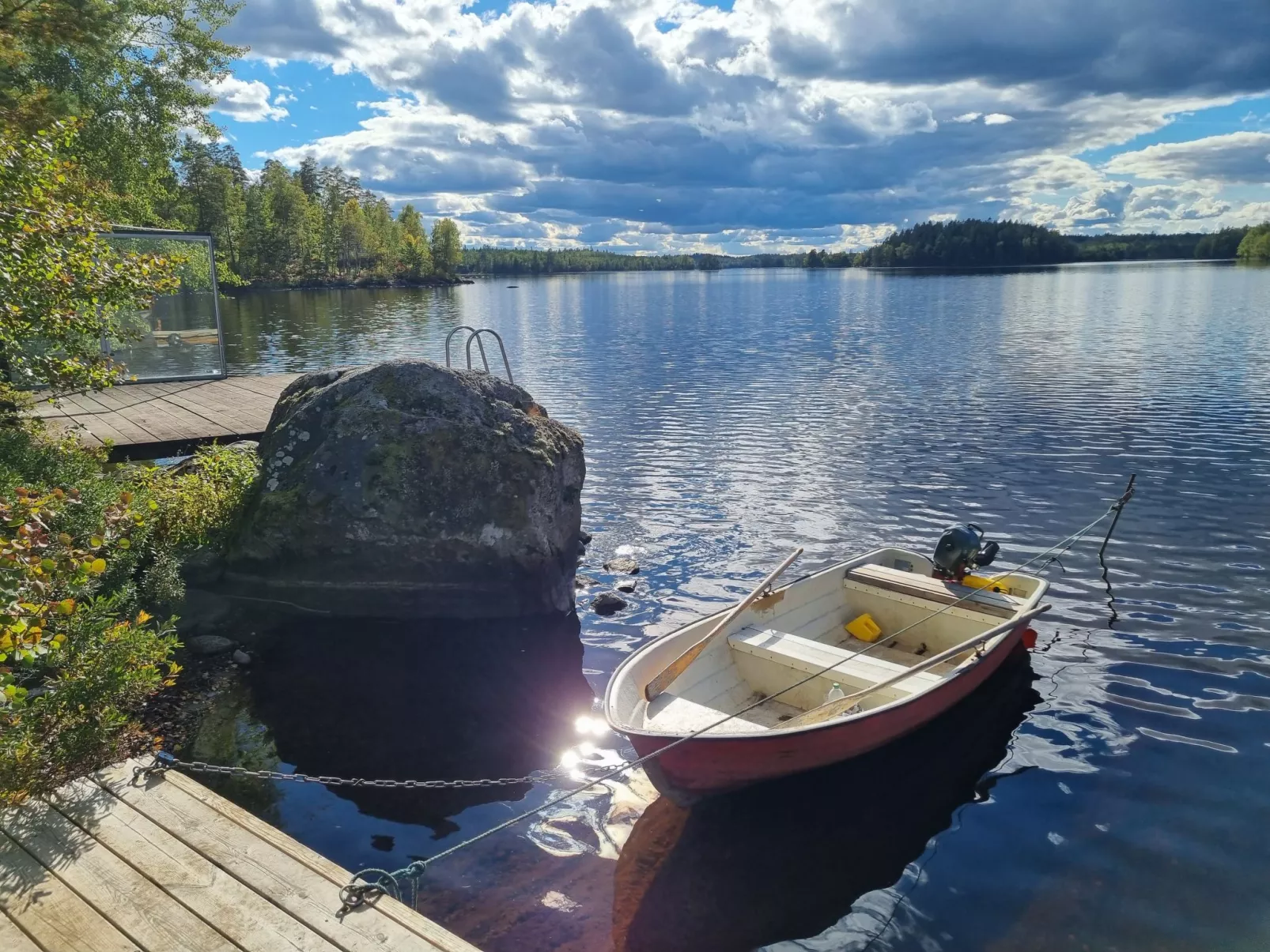 Cottage mit Whirlpool - Buiten