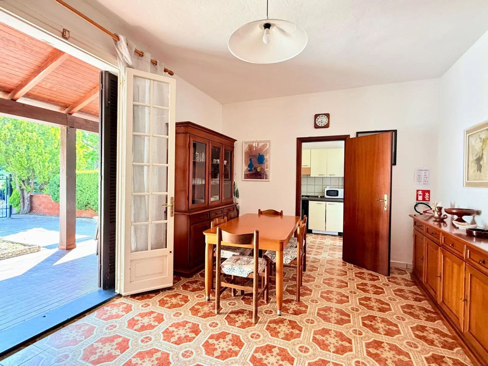 Gewächshaus im Erdgeschoss, 2 Gärten - Binnen