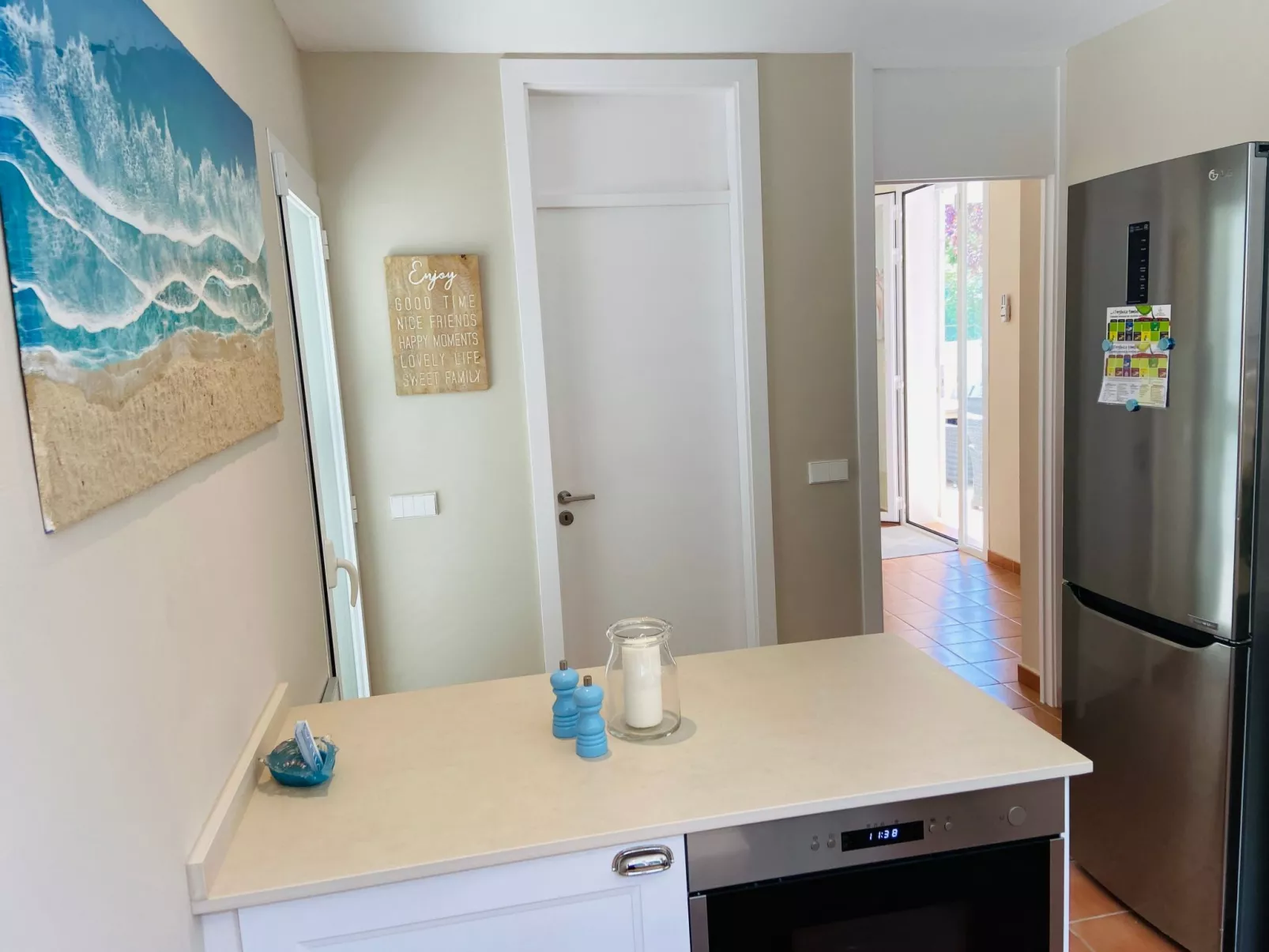 Strandvilla Beach and Ocean in Son Serra De Mari - Binnen