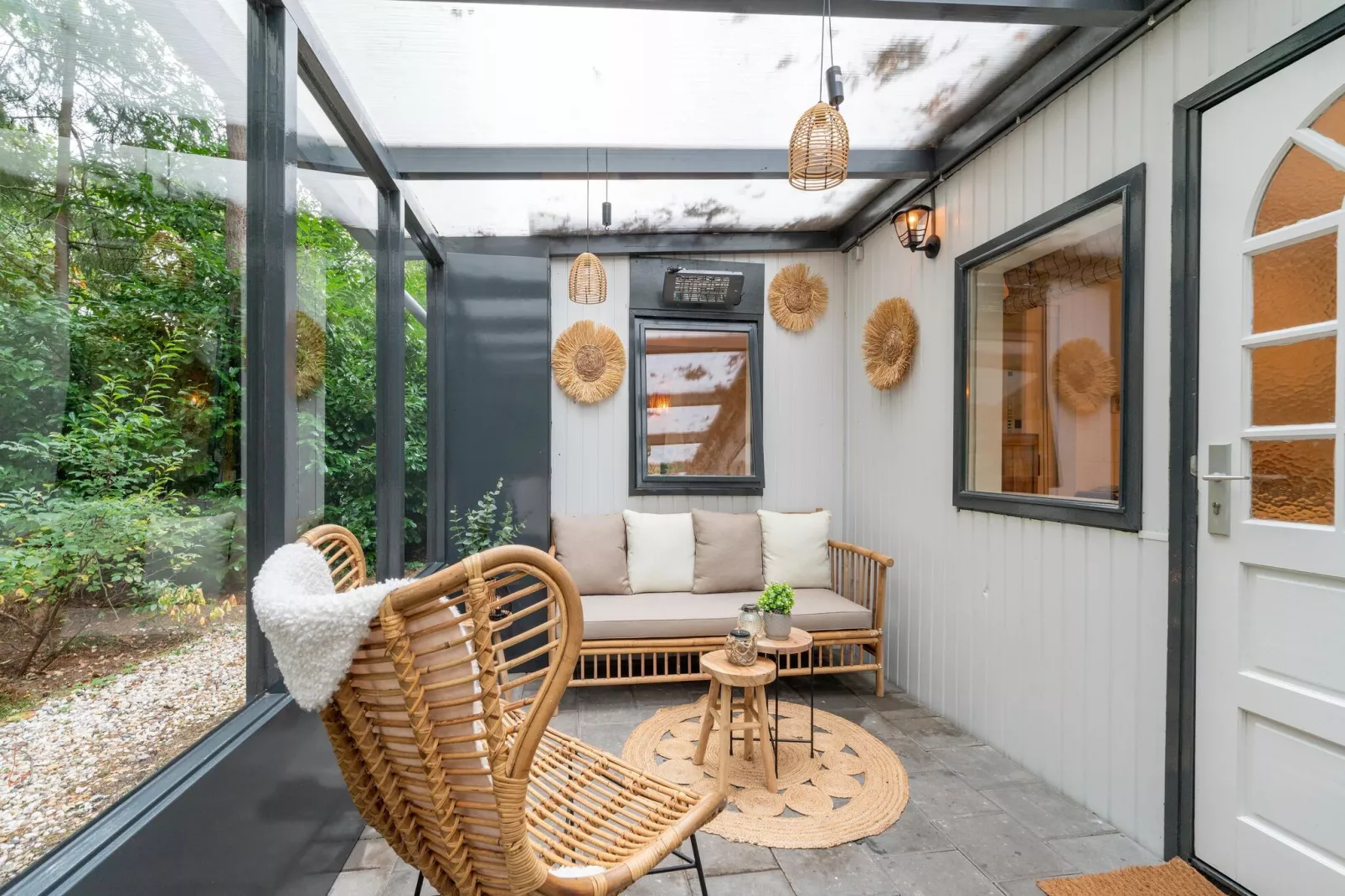 Boshuisje Joy-Terrasbalkon