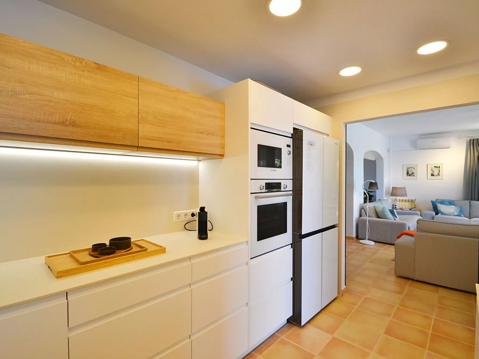 Gemütliches Ferienhaus in Urbanització S'estanyol mit Privatem Pool - Binnen