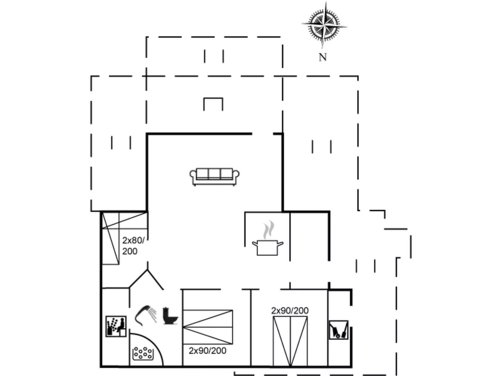 "Salla" - 1.2km from the sea - Binnen