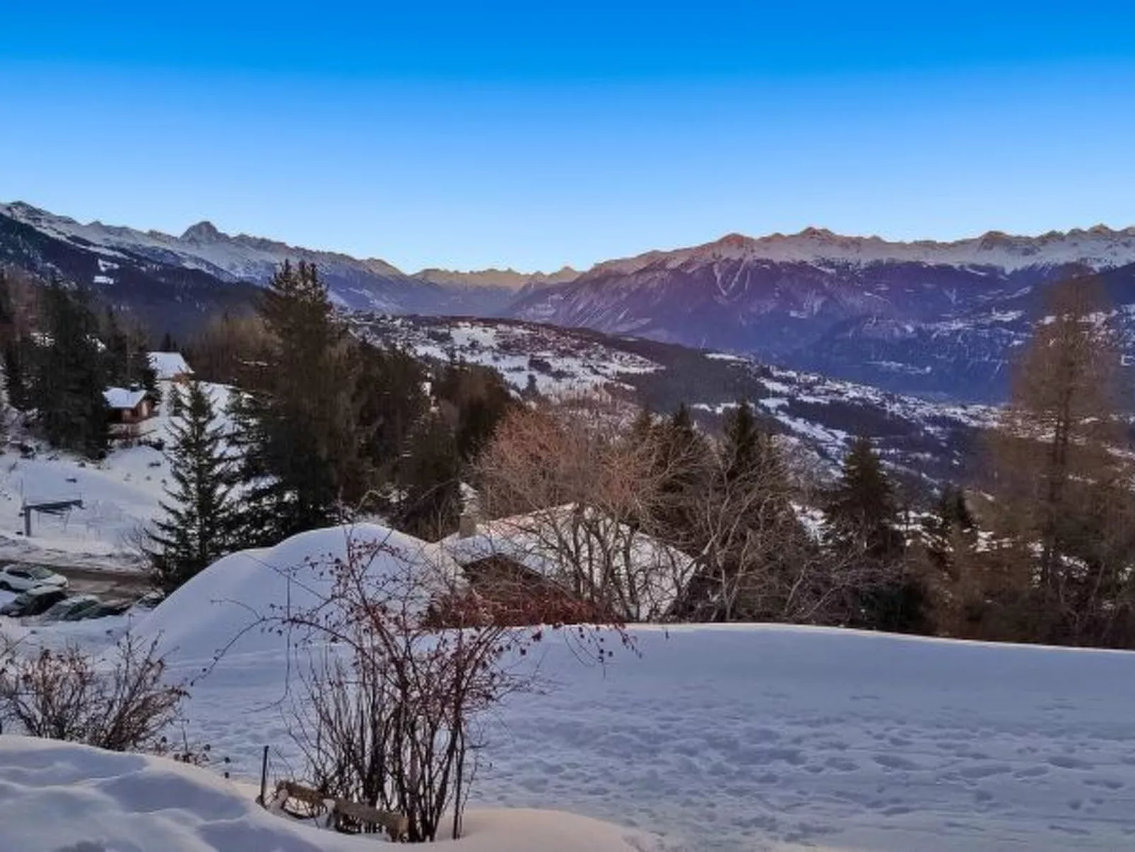 Tiny House facing the Alps - Ski in and out - Buiten
