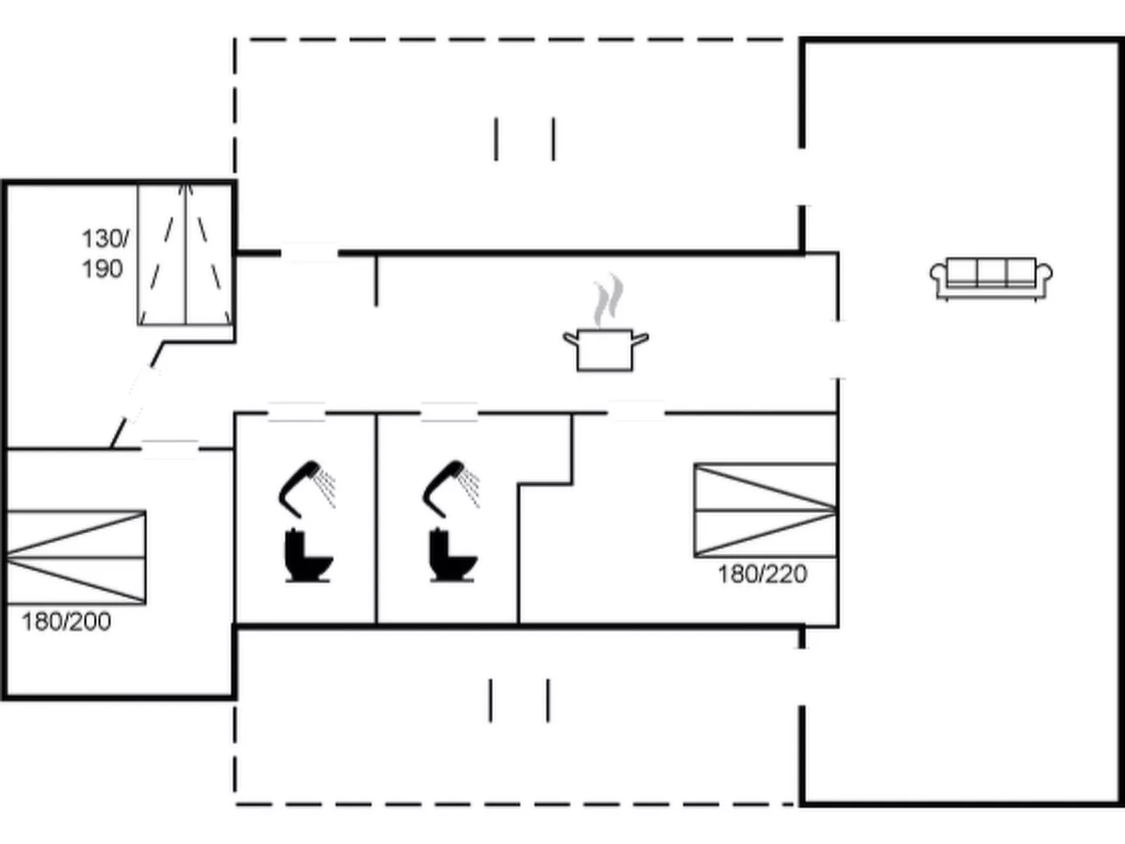 "Fredrikke" - 50m from the sea - Binnen