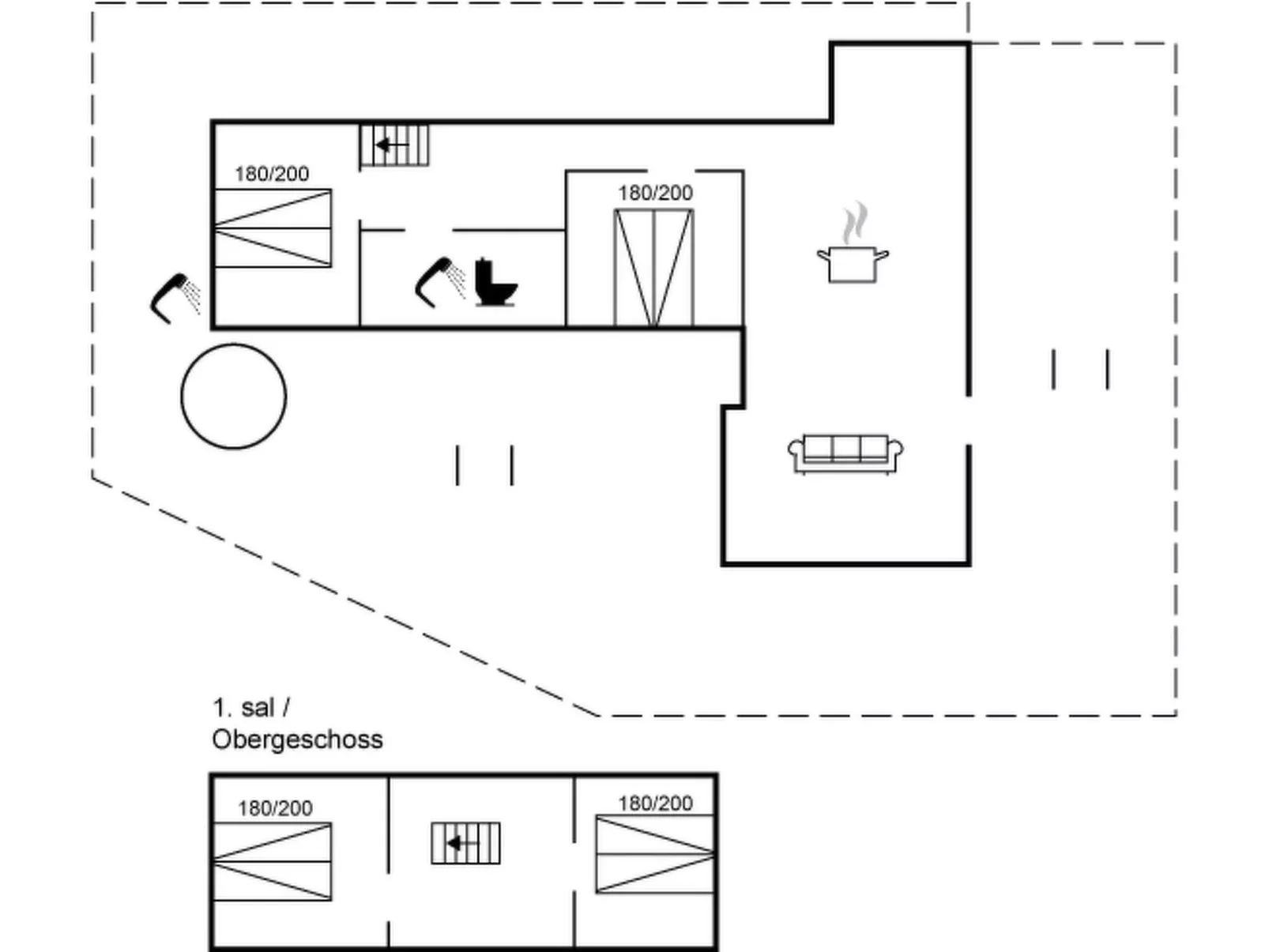 "Rusalina" - 20m from the sea - Binnen