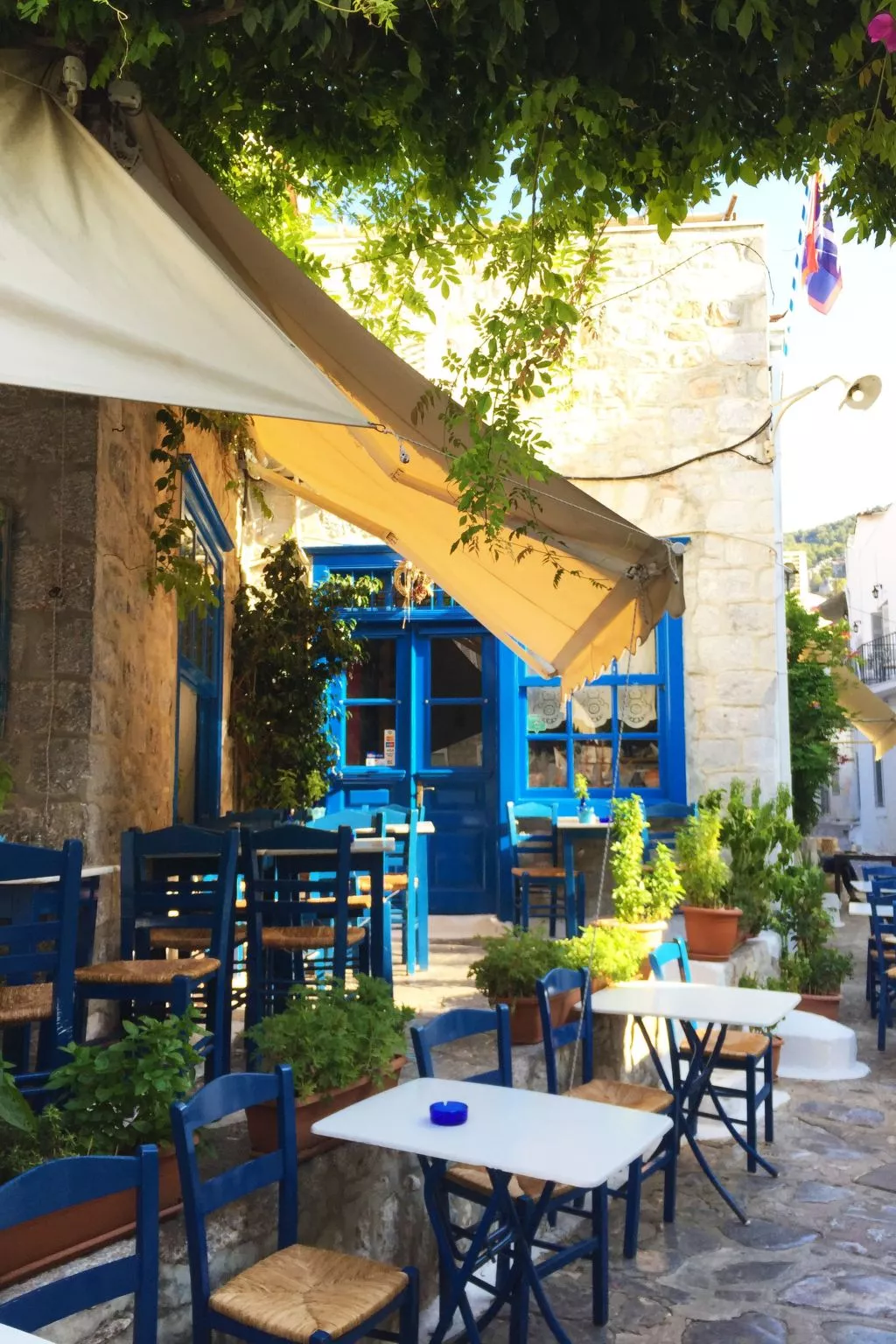 In Ermioni mit gemeinschaftlichem Pool, Grill und Terrasse - Buiten