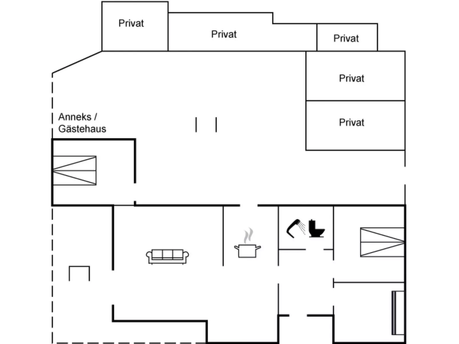 "Gardis" - 100m from the sea - Binnen