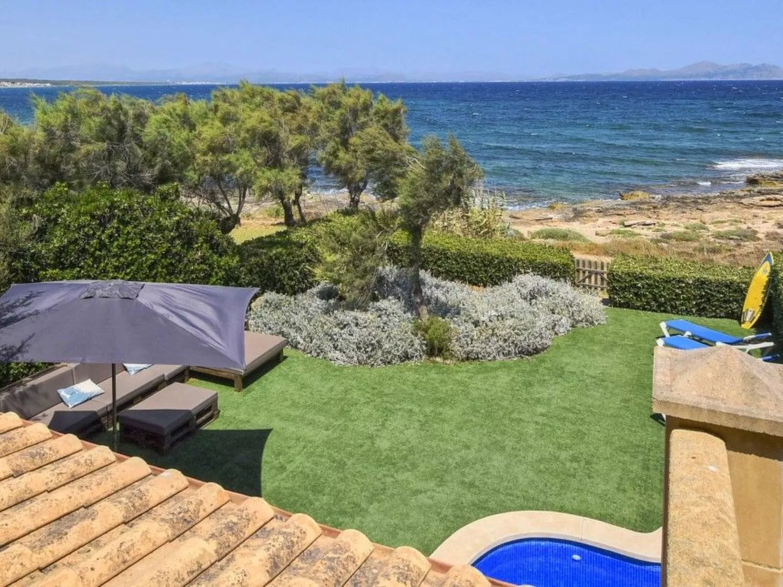 Gemütliches Ferienhaus in Urbanització S'estanyol mit Privatem Pool - Binnen