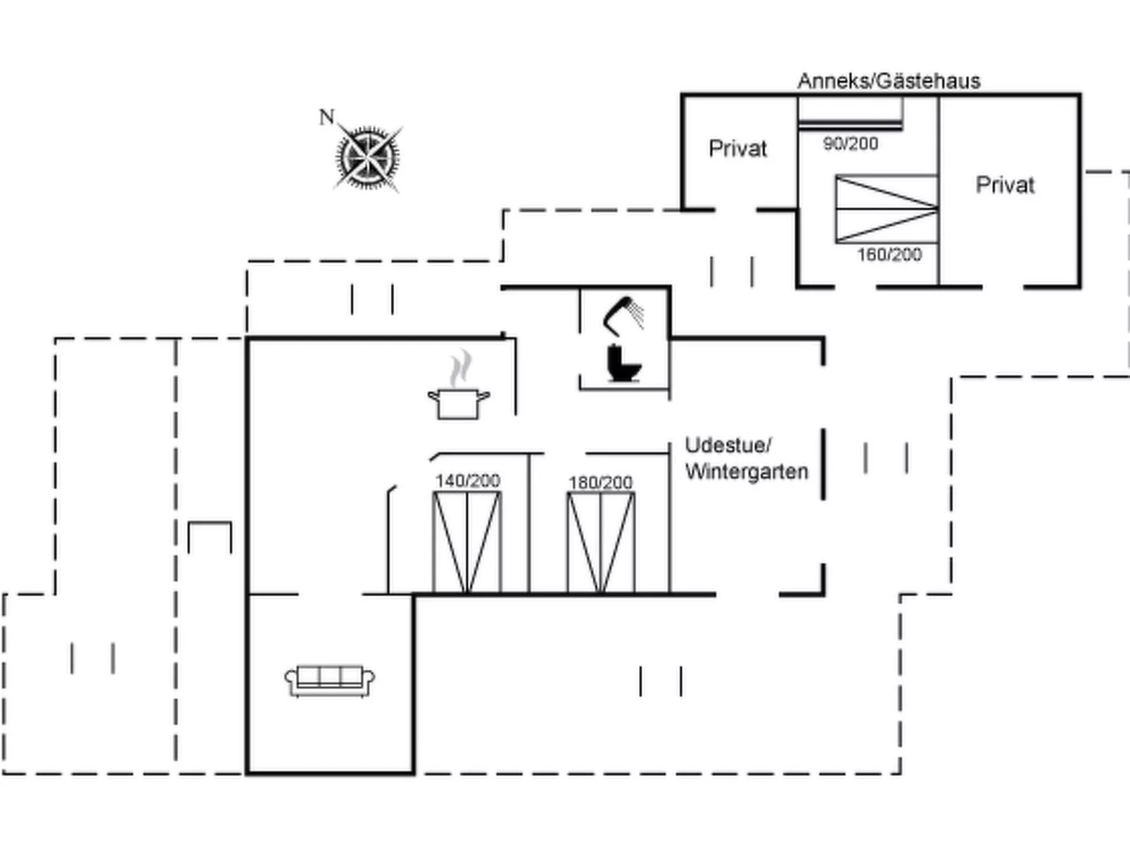 "Carlene" - 350m from the sea - Binnen