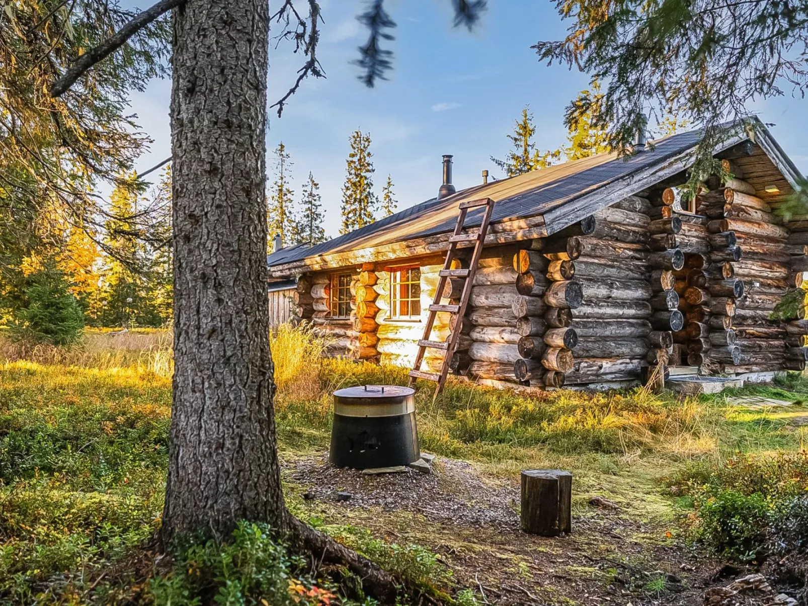 Rukan pilvimaja - Binnen