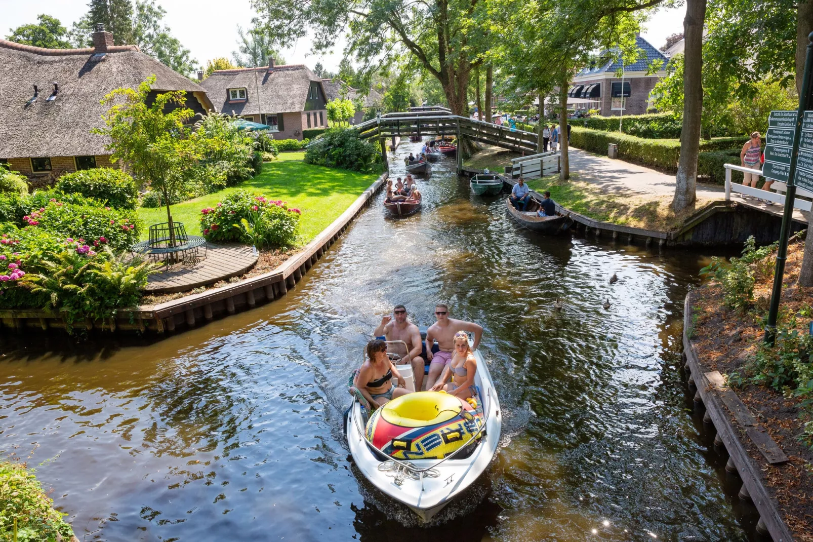 Vakantiepark Giethoorn 10-Gebieden zomer 1km