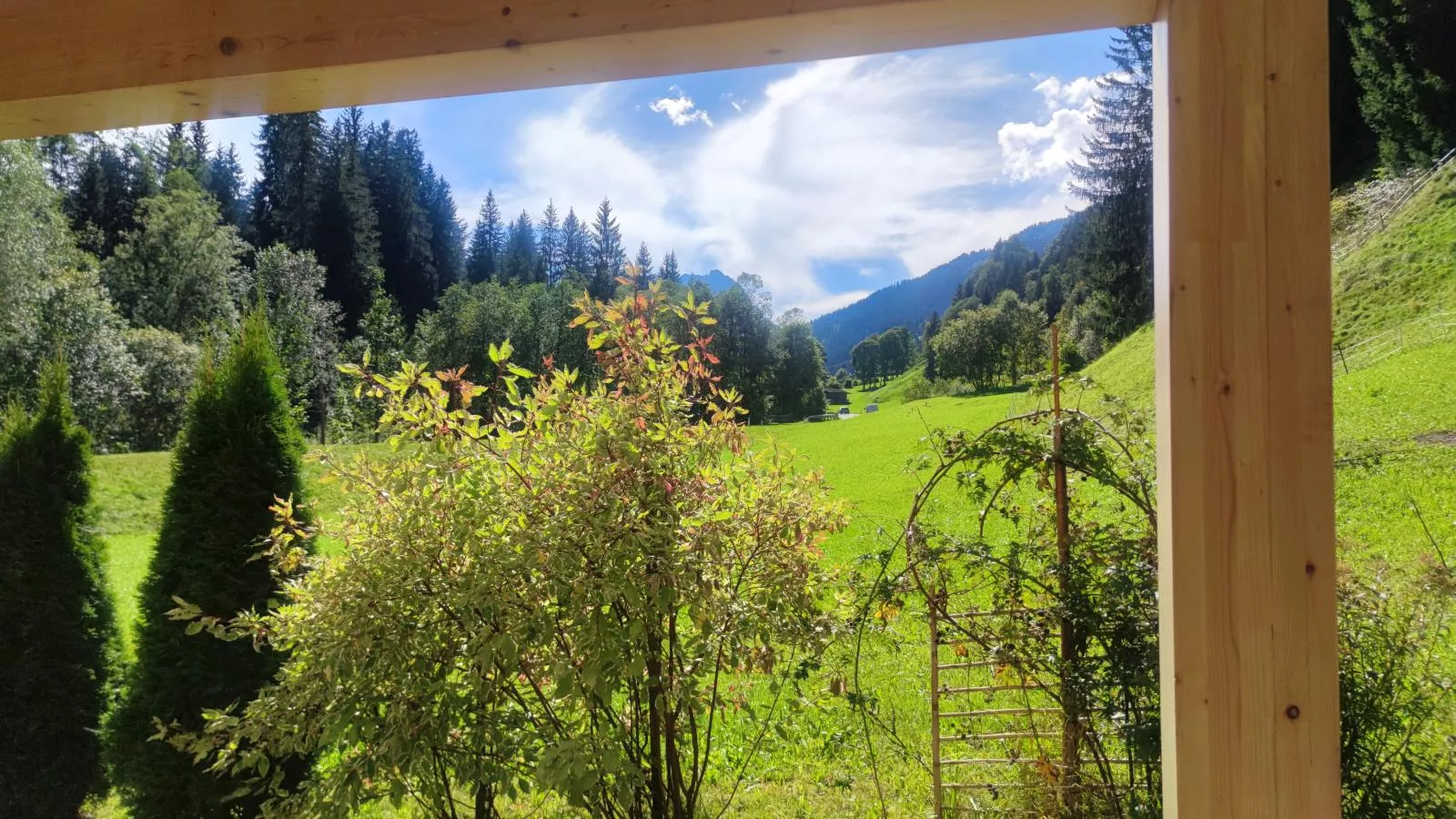 Blick auf den Rettenstein Top 1 und 2-Uitzicht zomer