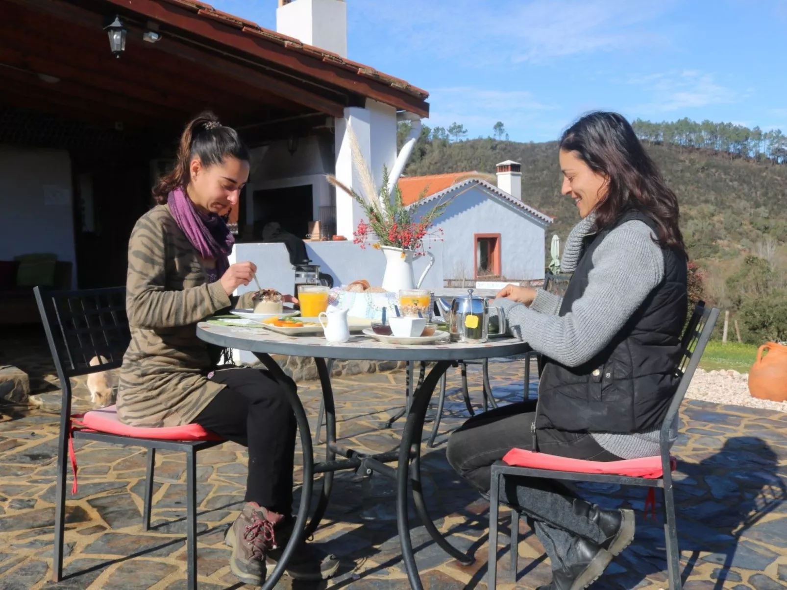 Romantisch und einzigartig "Das Bambus-Apartment" - Buiten