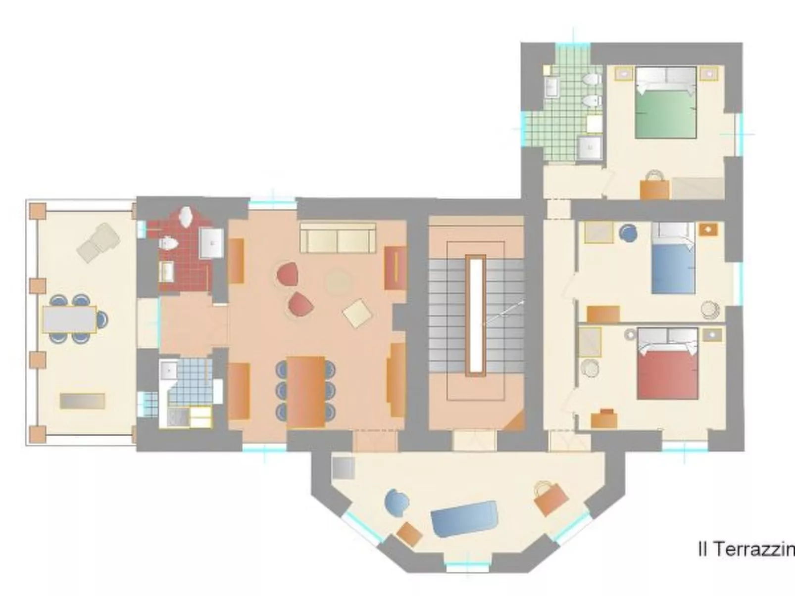 Il terrazzino di Villa Preziosa al Pizzo - Image-tags.info