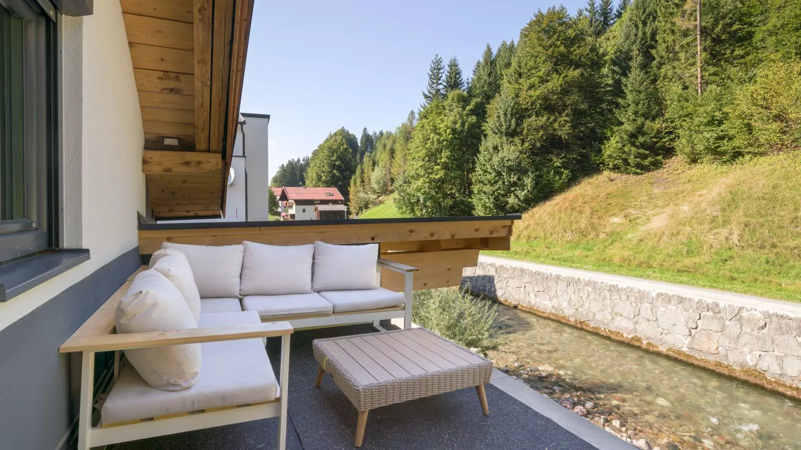 Chalet Hornblick-Terrasbalkon