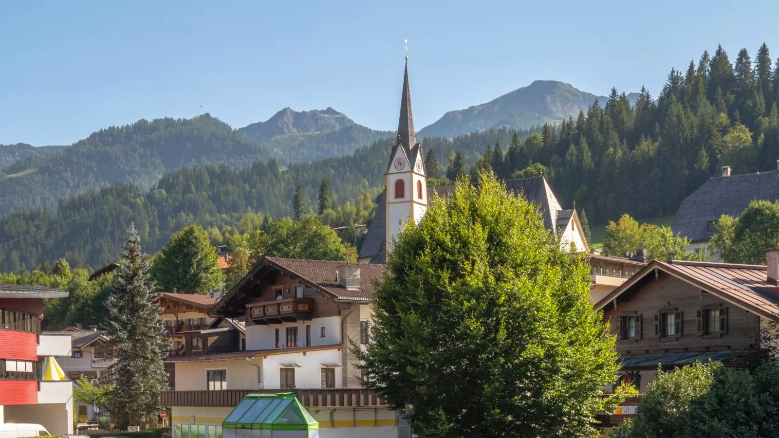 Chalet Hornblick-Uitzicht zomer