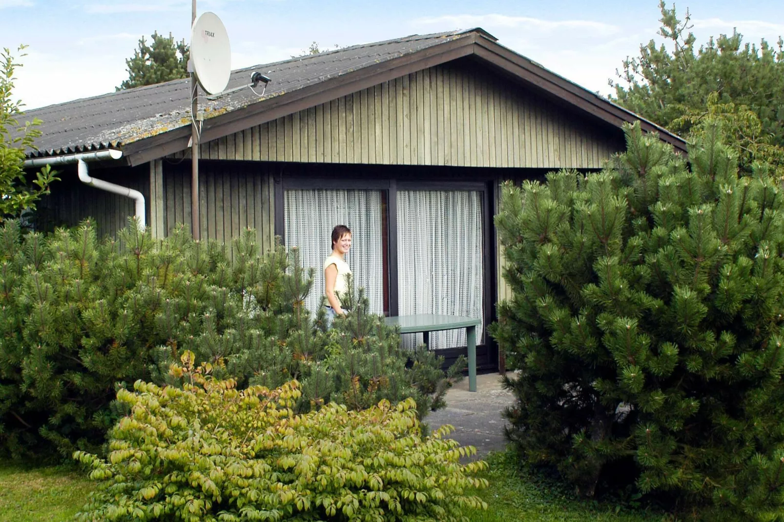 Rustiek vakntiehuis in Børkop met een groot terras