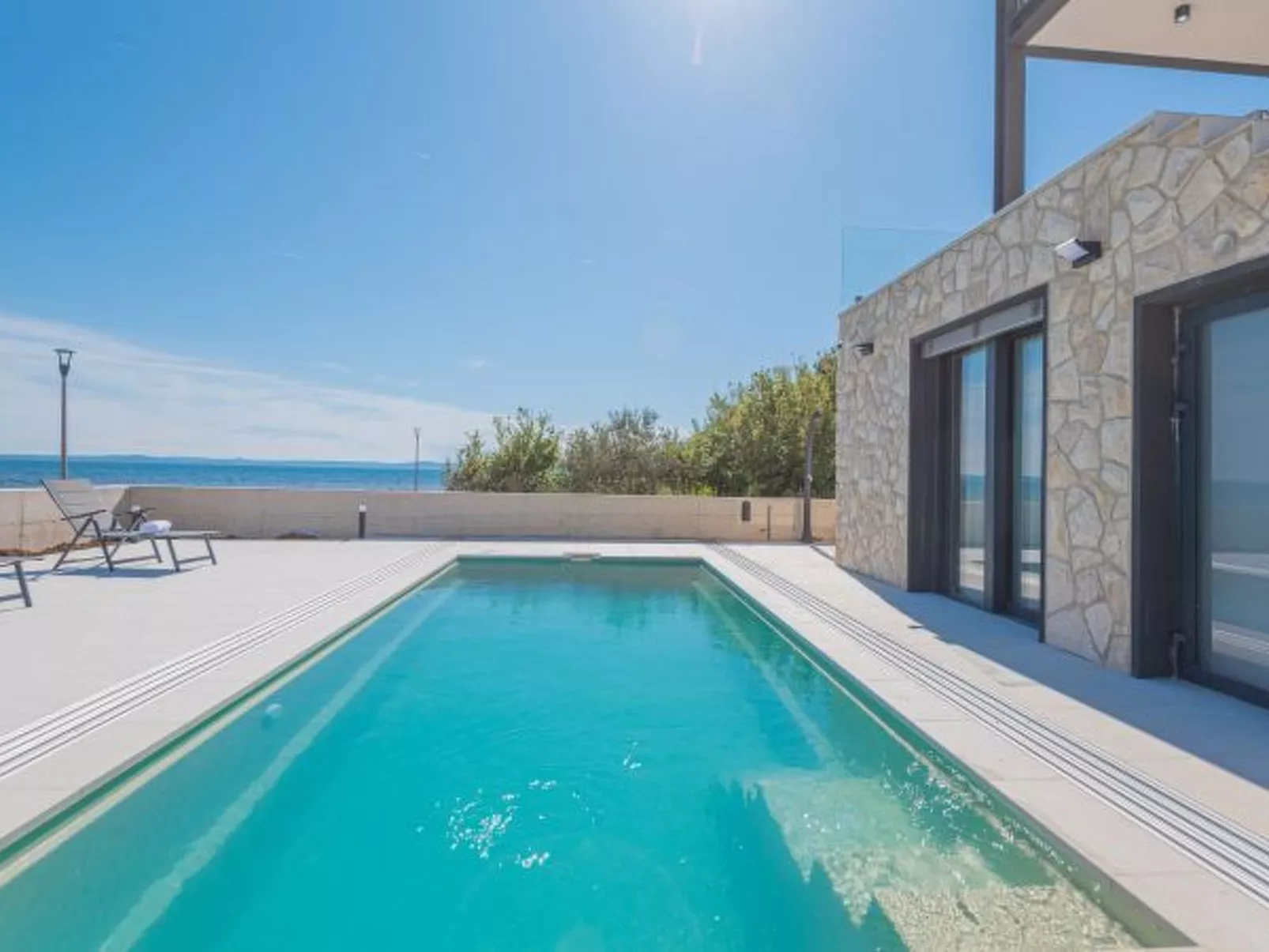 Seafront Villa Aurea with pool and seaview - Image-tags.info