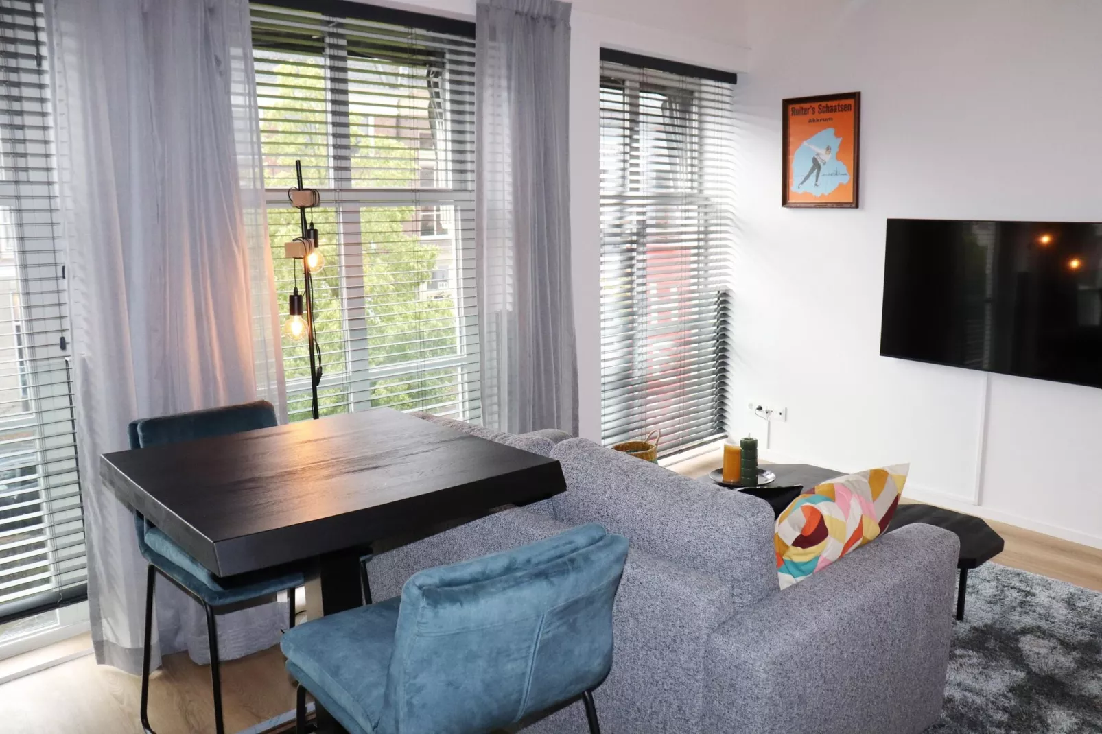 Appartement 5A en 5B-Woonkamer