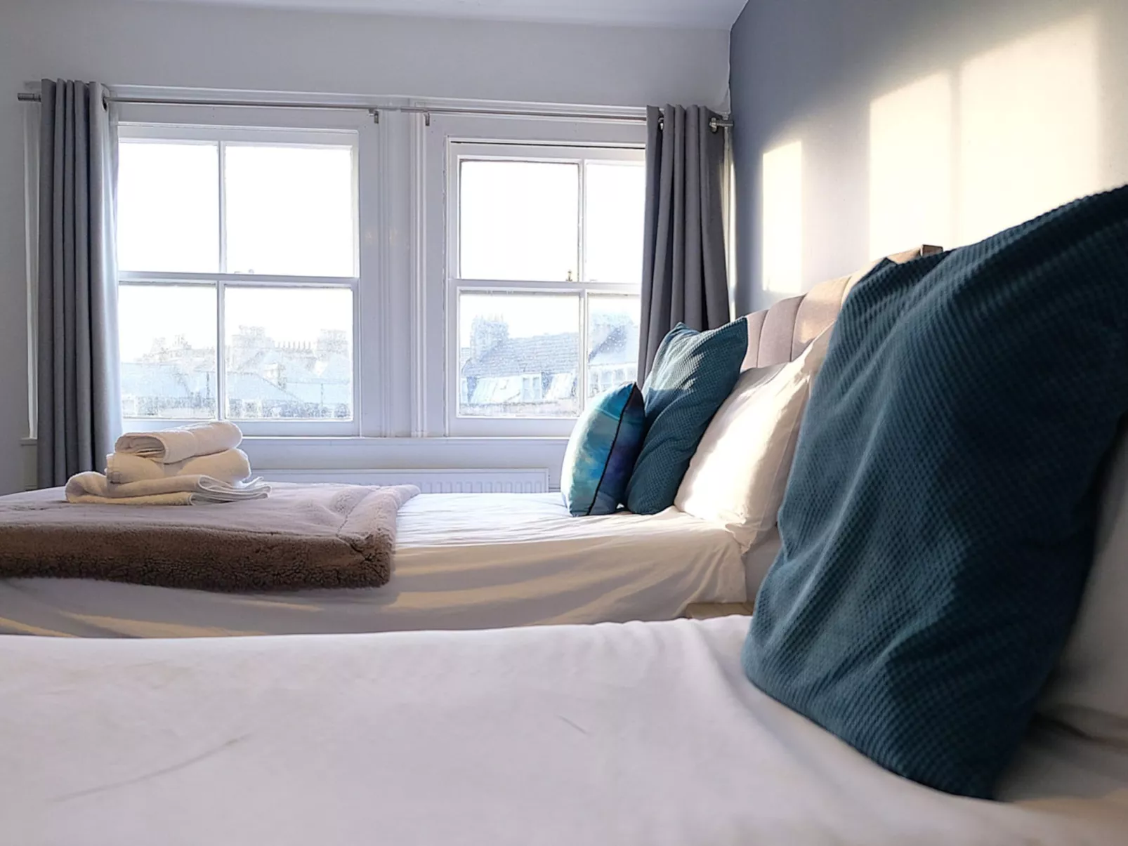 3-Schlafzimmer-Wohnung im georgianischen Stil - beste Lage - 7 Gäste - Binnen