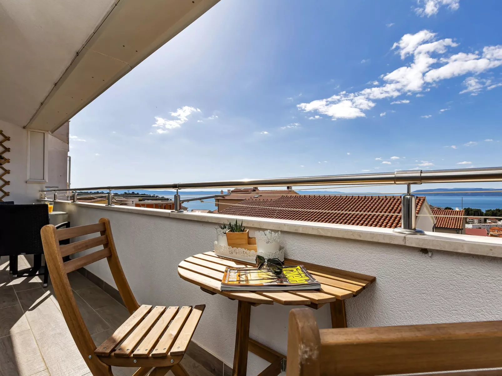 Wohnung "Blue Dream" mit Balkon - Buiten