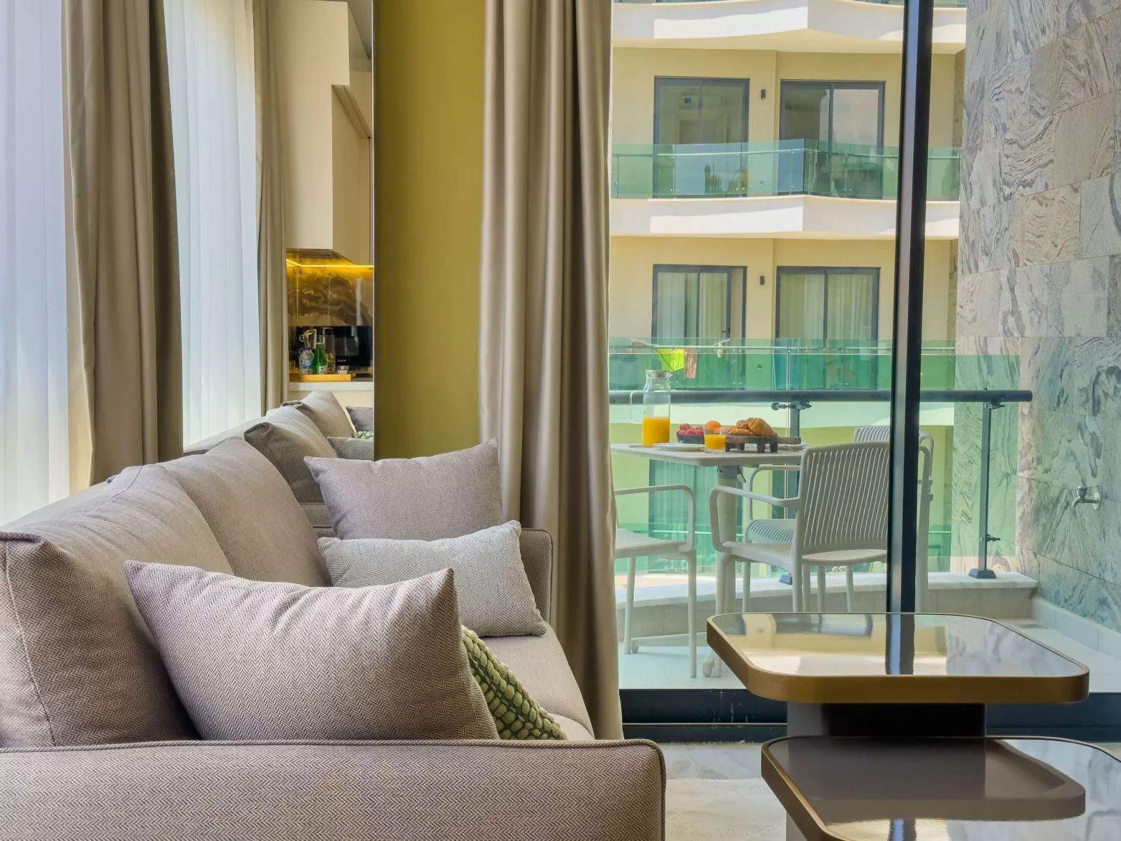 Qoople Eхсellence B-19 neue Wohnung am Meer - Binnen