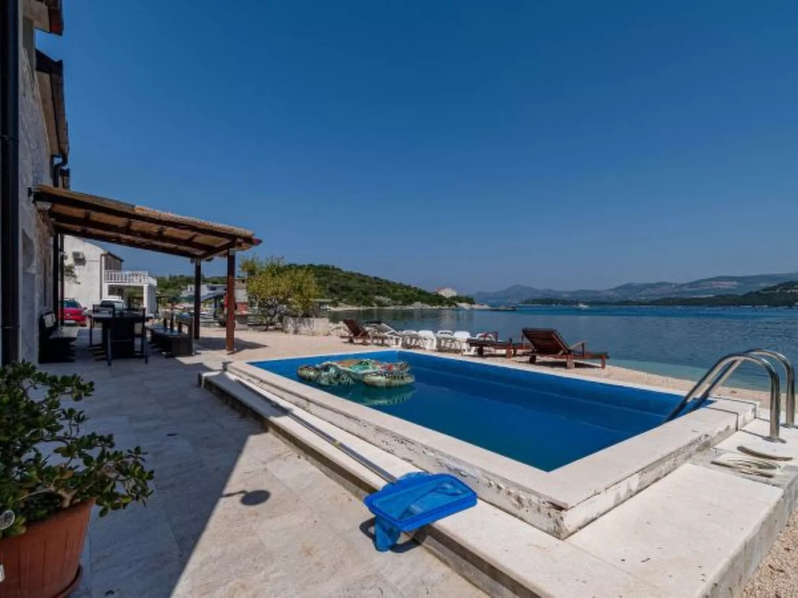 Beachfront Villa Olive Mill with pool - Image-tags.info