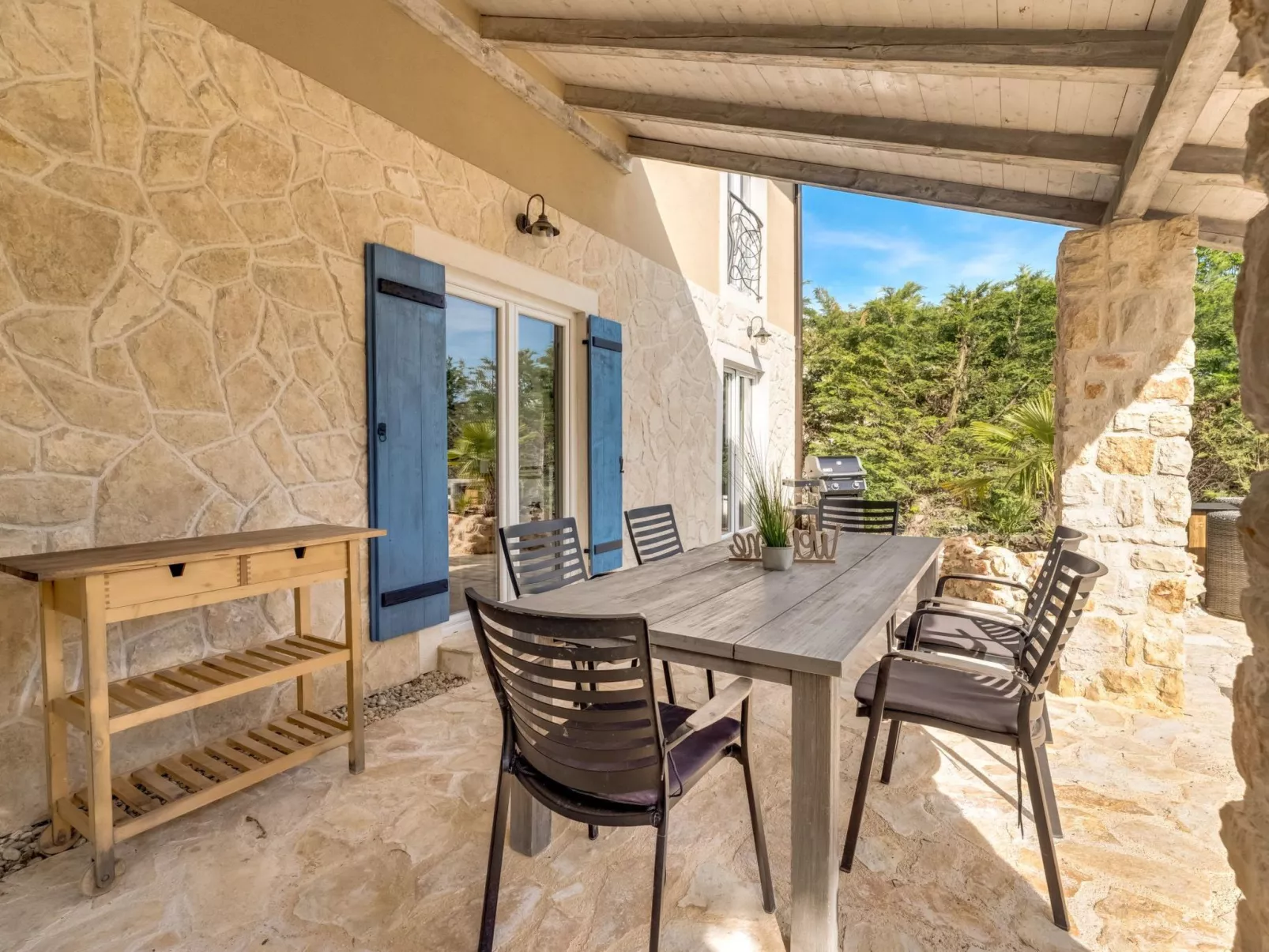 Eine luxuriöse Villa "Maslina" mit Pool und Grill - Buiten