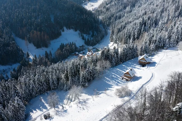 Dom wakacyjny dla 8 osób w Piwnicznej Zdroju - Exterieur winter