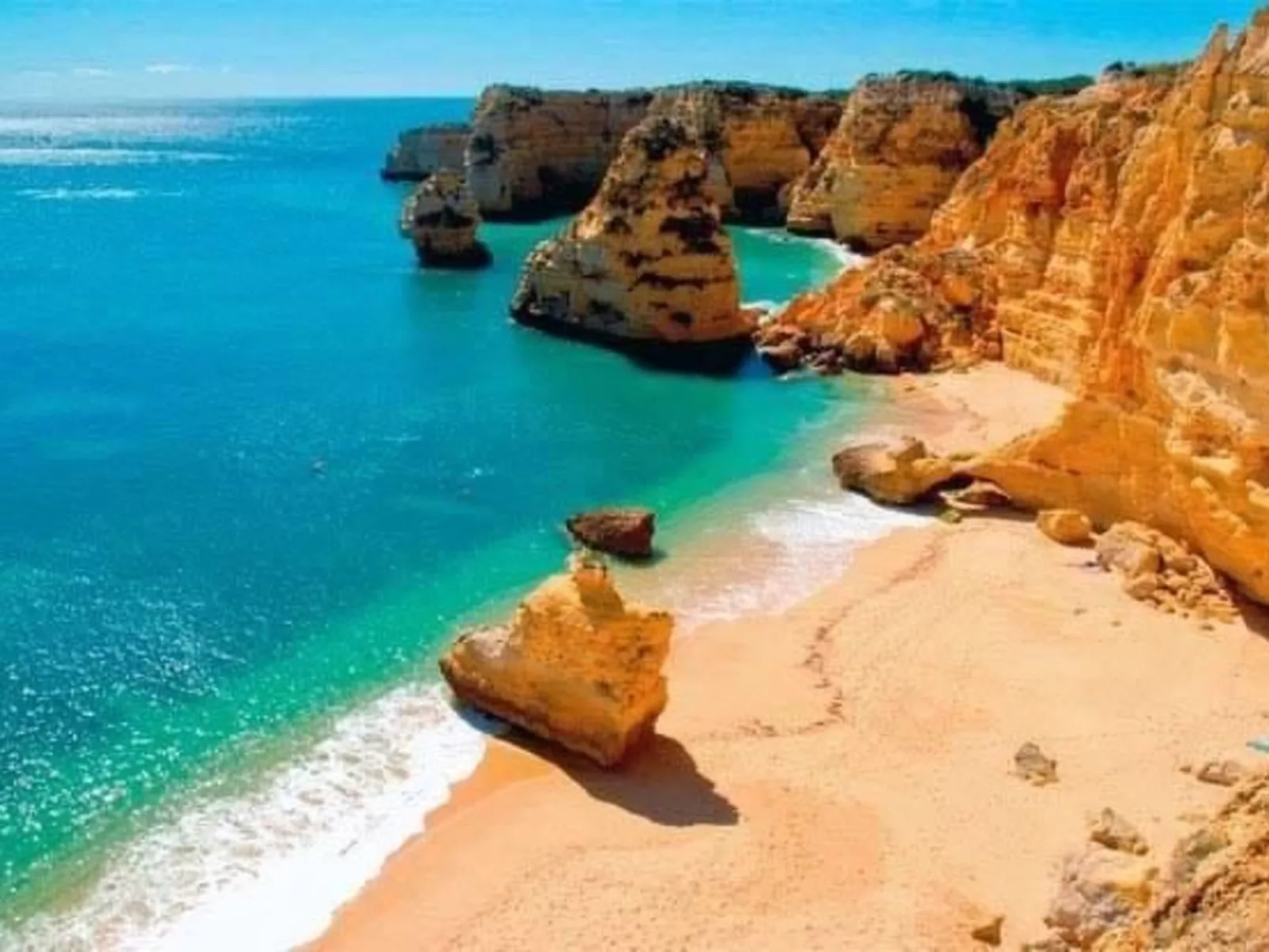 Große Wohnung in Carvoeiro mit Möblierter Terrasse - Buiten