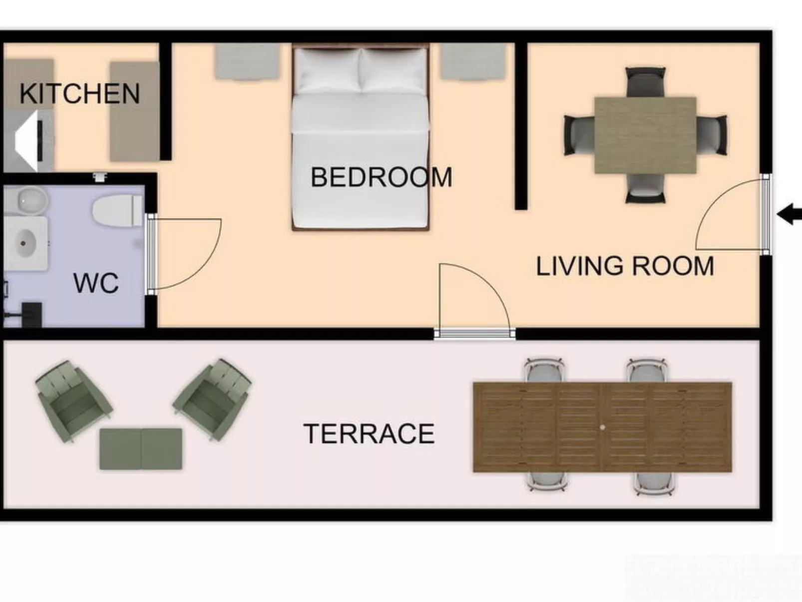 Sopraloreto Apartment - Binnen