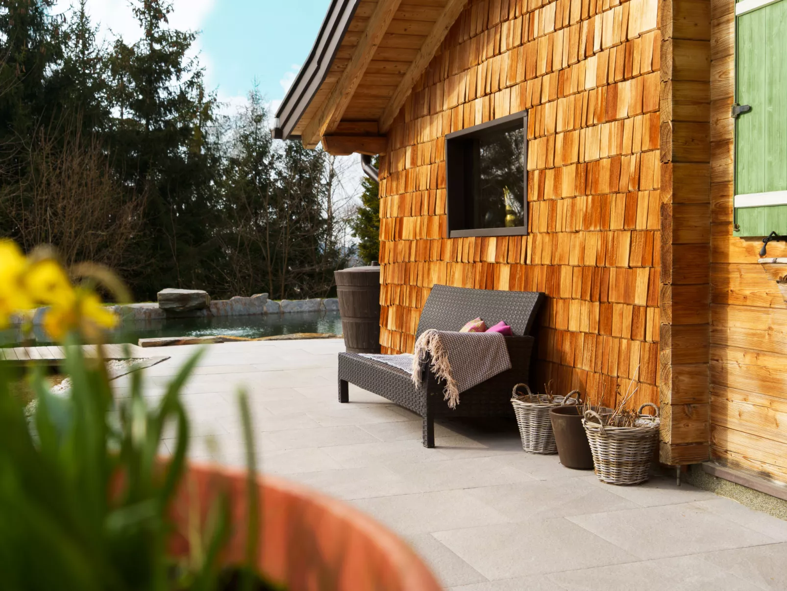 Oase im Grünen - Buiten