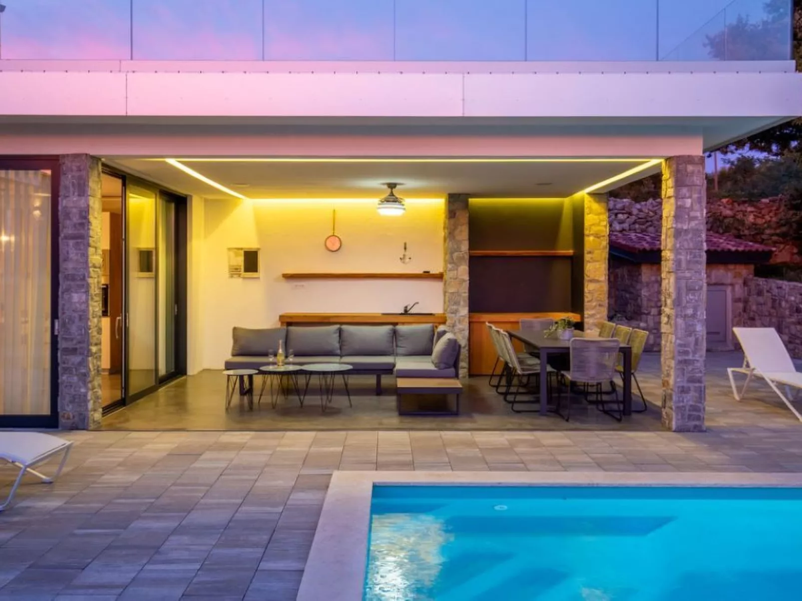 Holiday Home Oblica - Binnen