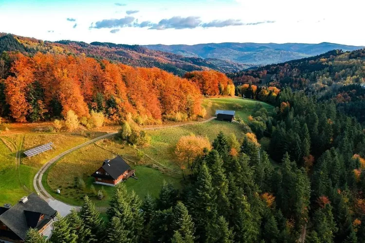 Dom wakacyjny dla 8 osób w Piwnicznej Zdroju - Uitzicht zomer