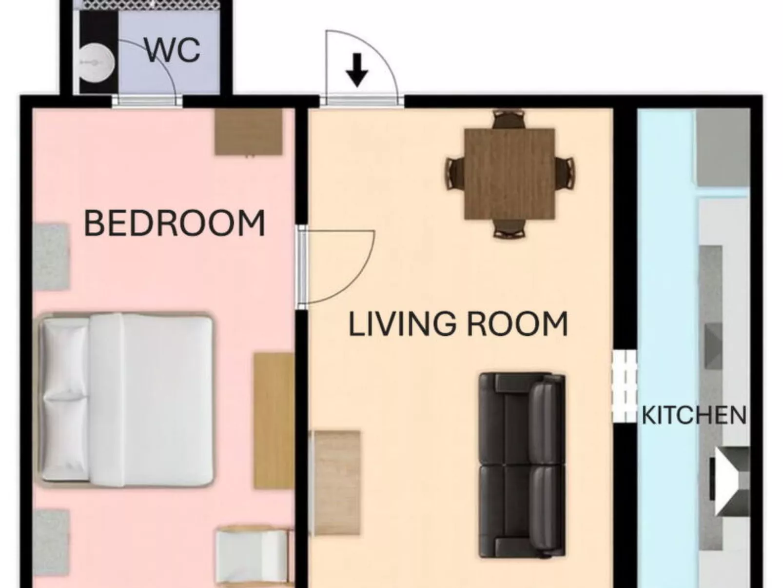 Green Suite Florence - Binnen